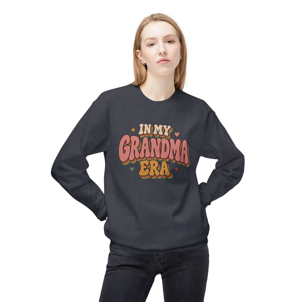 "In My Grandma Era" Cozy Vintage Grandma Crewneck