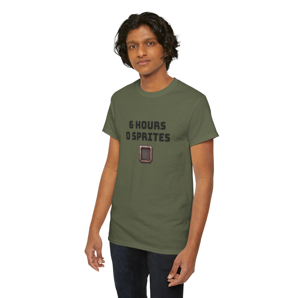 6 Hours 0 Sprites — Retro Pixel Gaming Tee