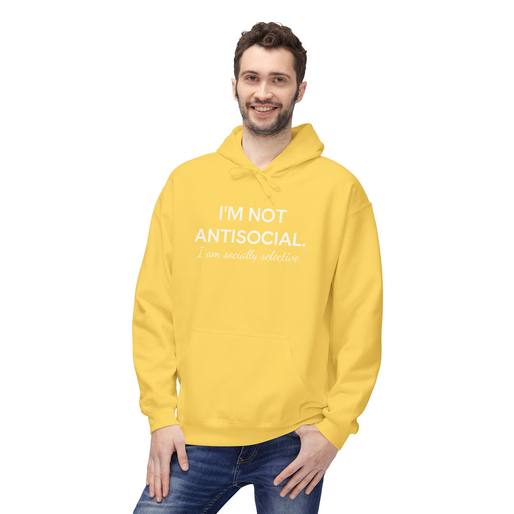 I'm Not AntiSocial - Fleece Hoodie
