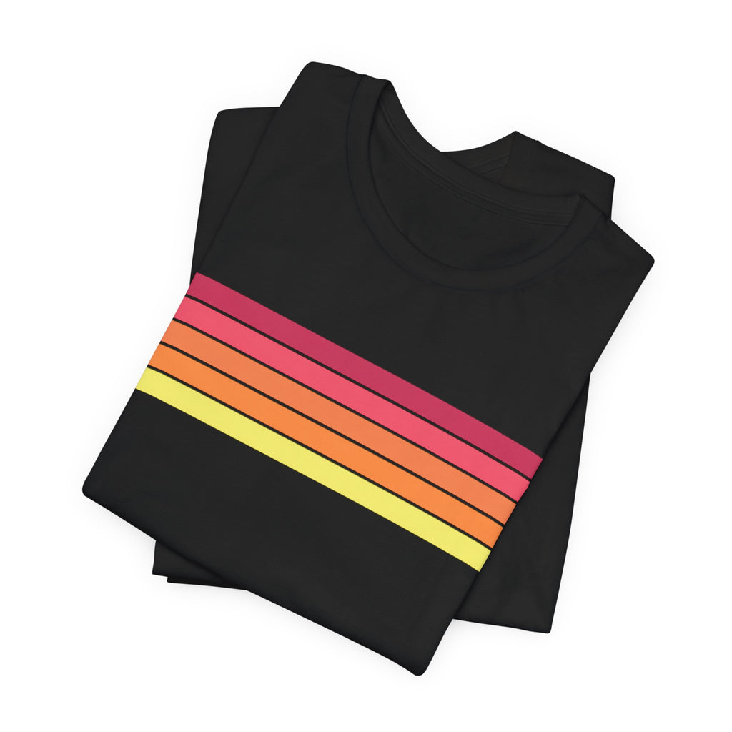 Retro Sunset Stripes T-Shirt