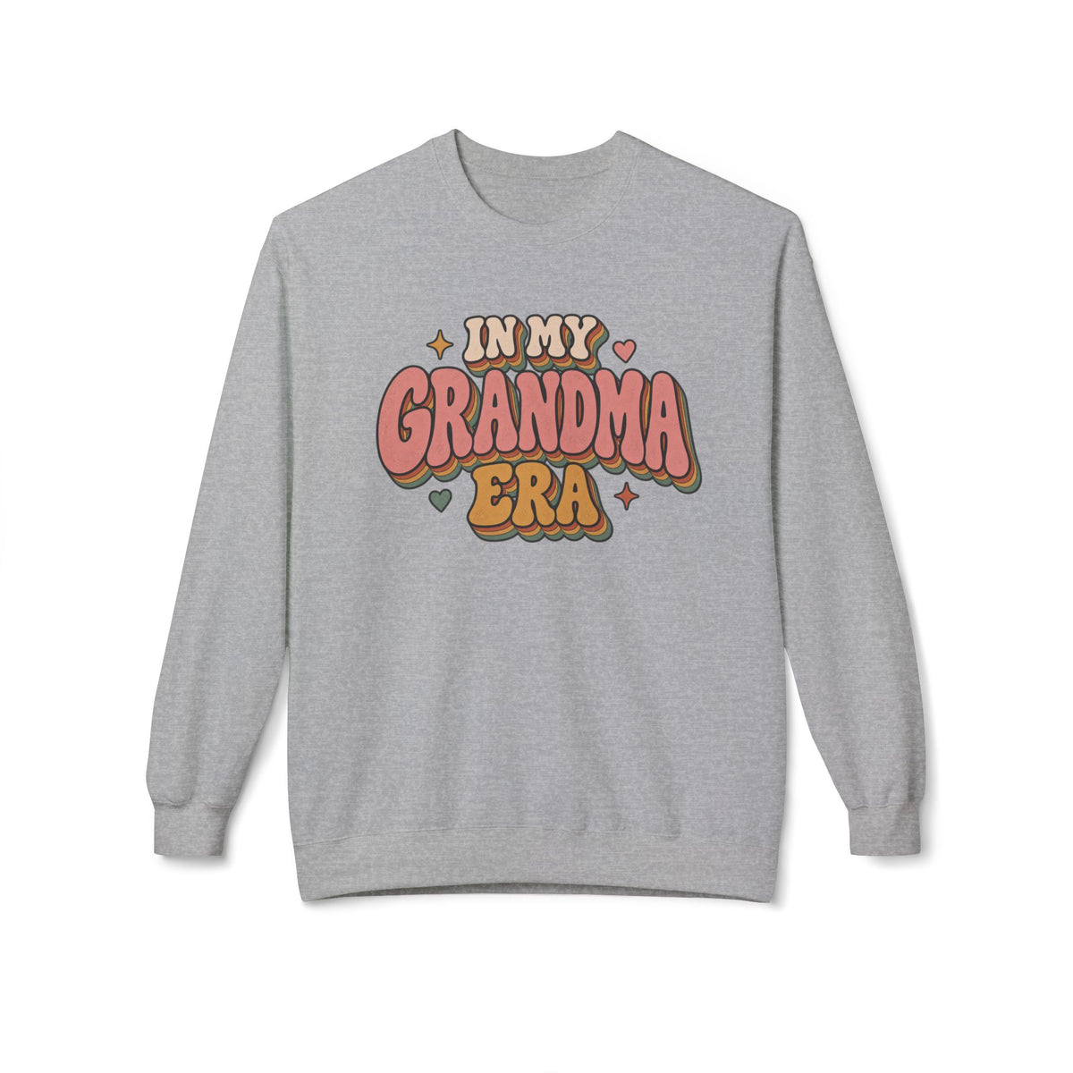 "In My Grandma Era" Cozy Vintage Grandma Crewneck