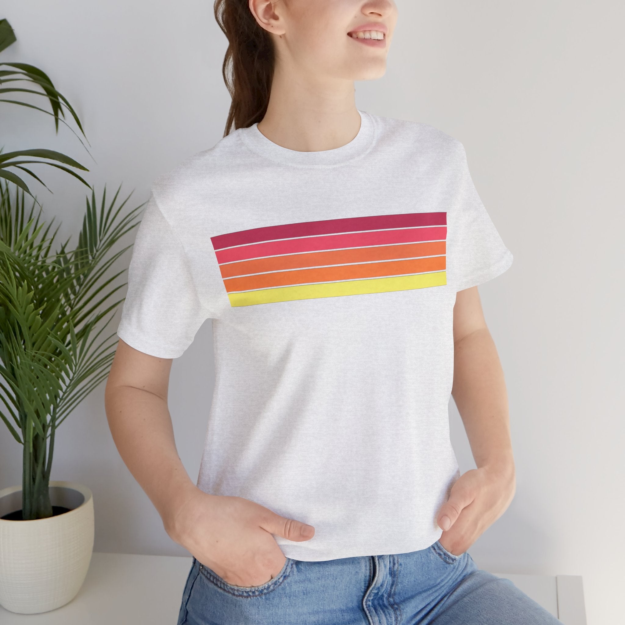 Retro Sunset Stripes T-Shirt