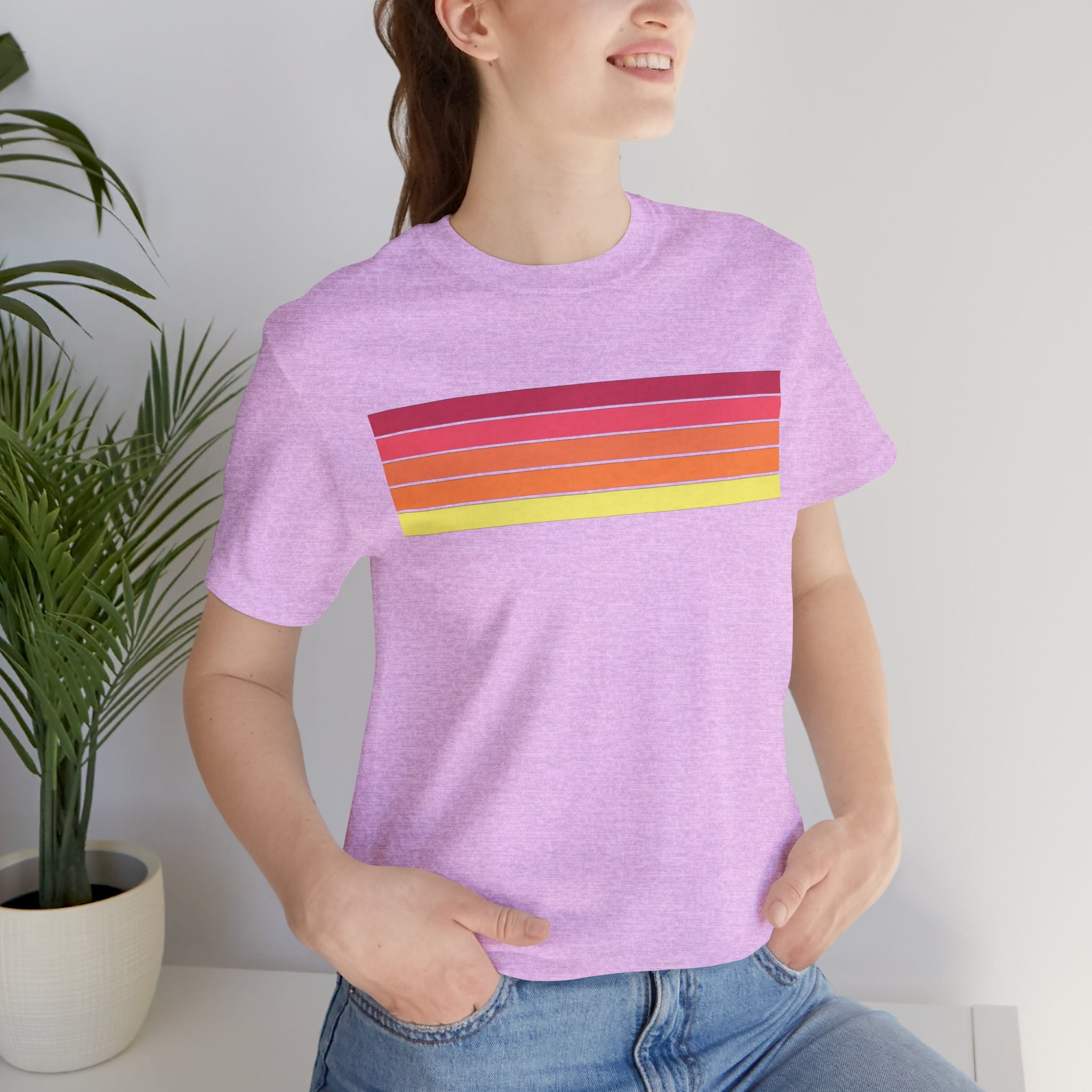 Retro Sunset Stripes T-Shirt