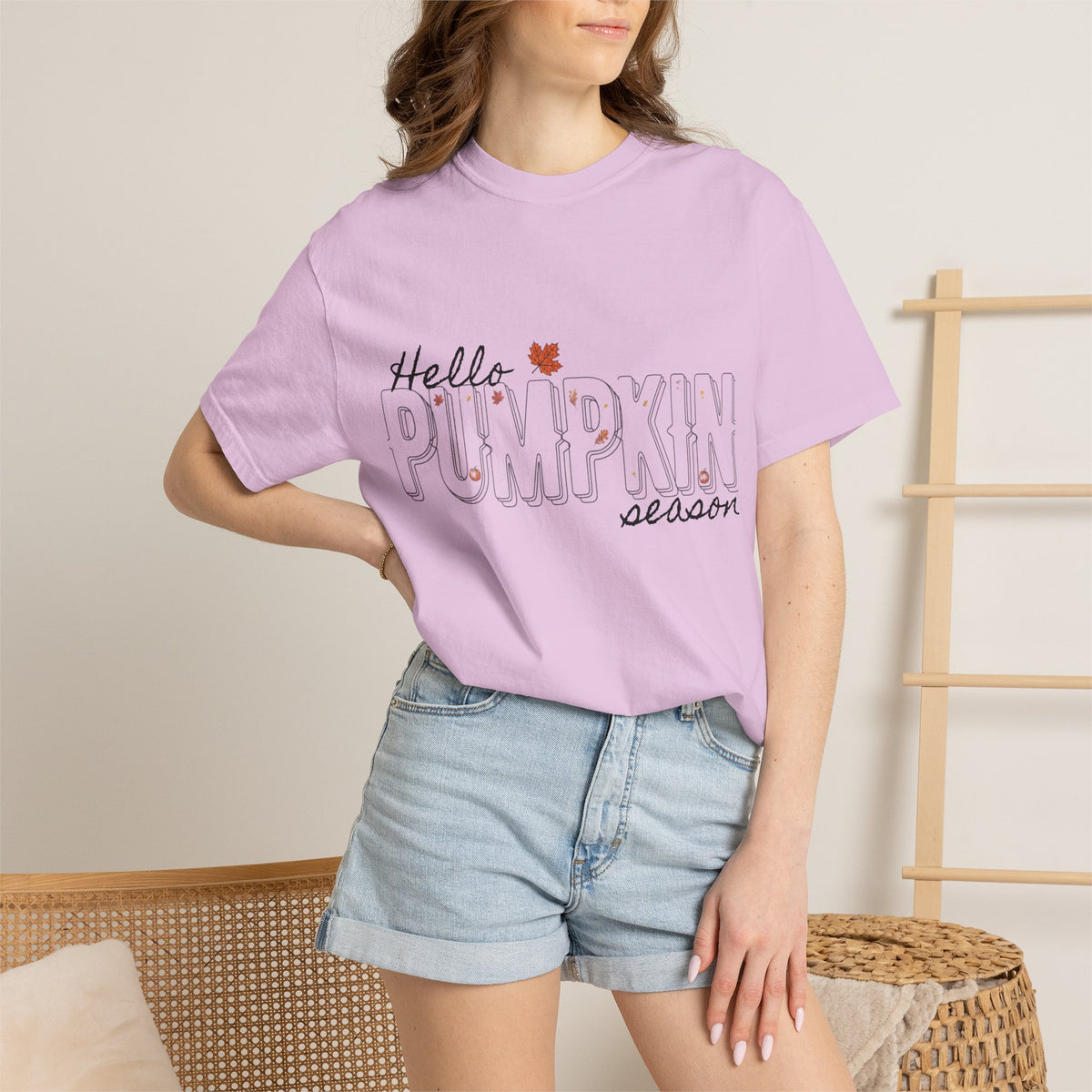 "Hello Pumpkin Season" Fall Graphic Tee