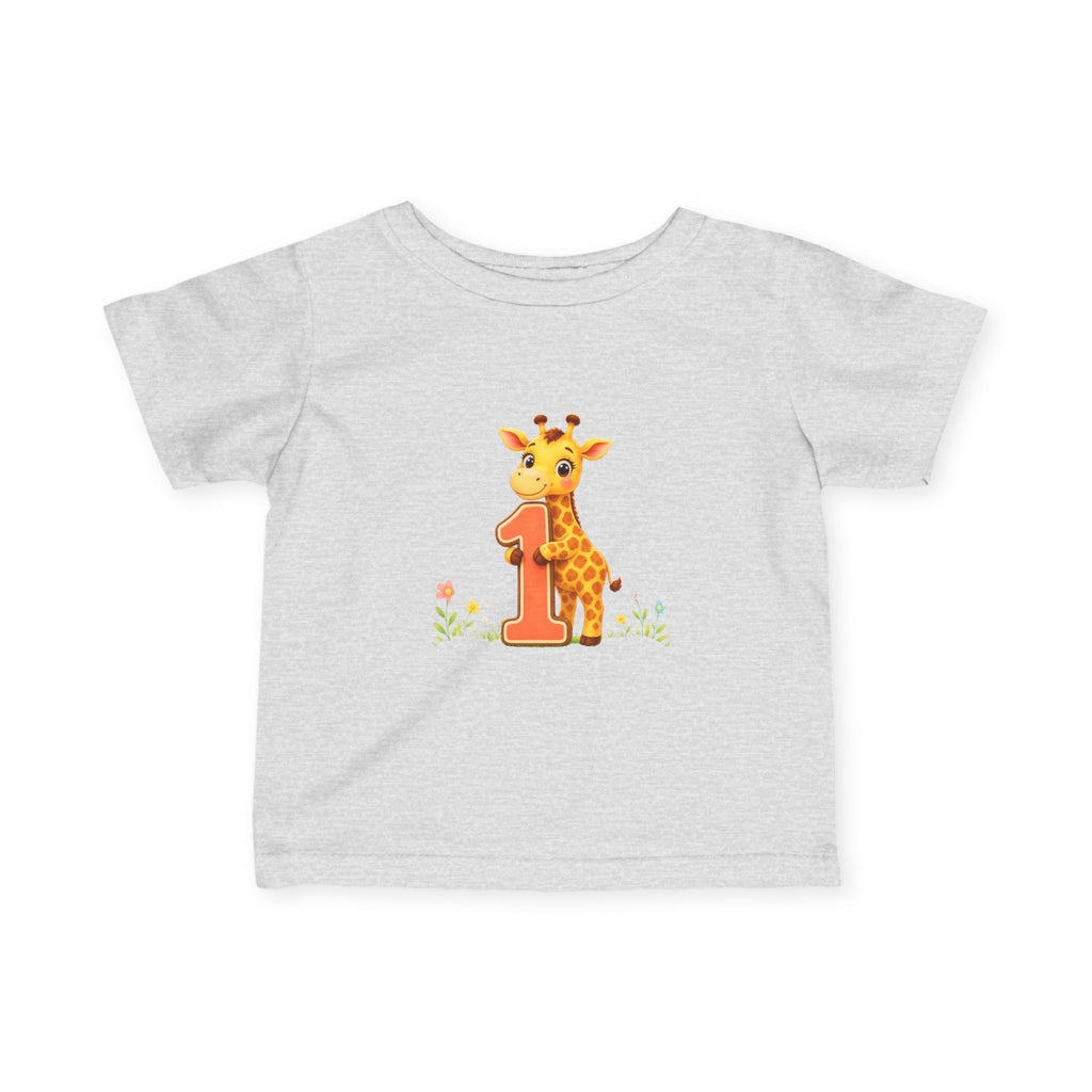 1st Birthday - Baby Giraffe Infant Tee