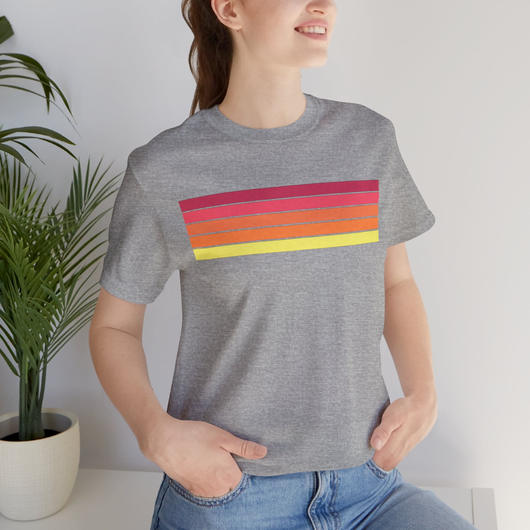 Retro Sunset Stripes T-Shirt