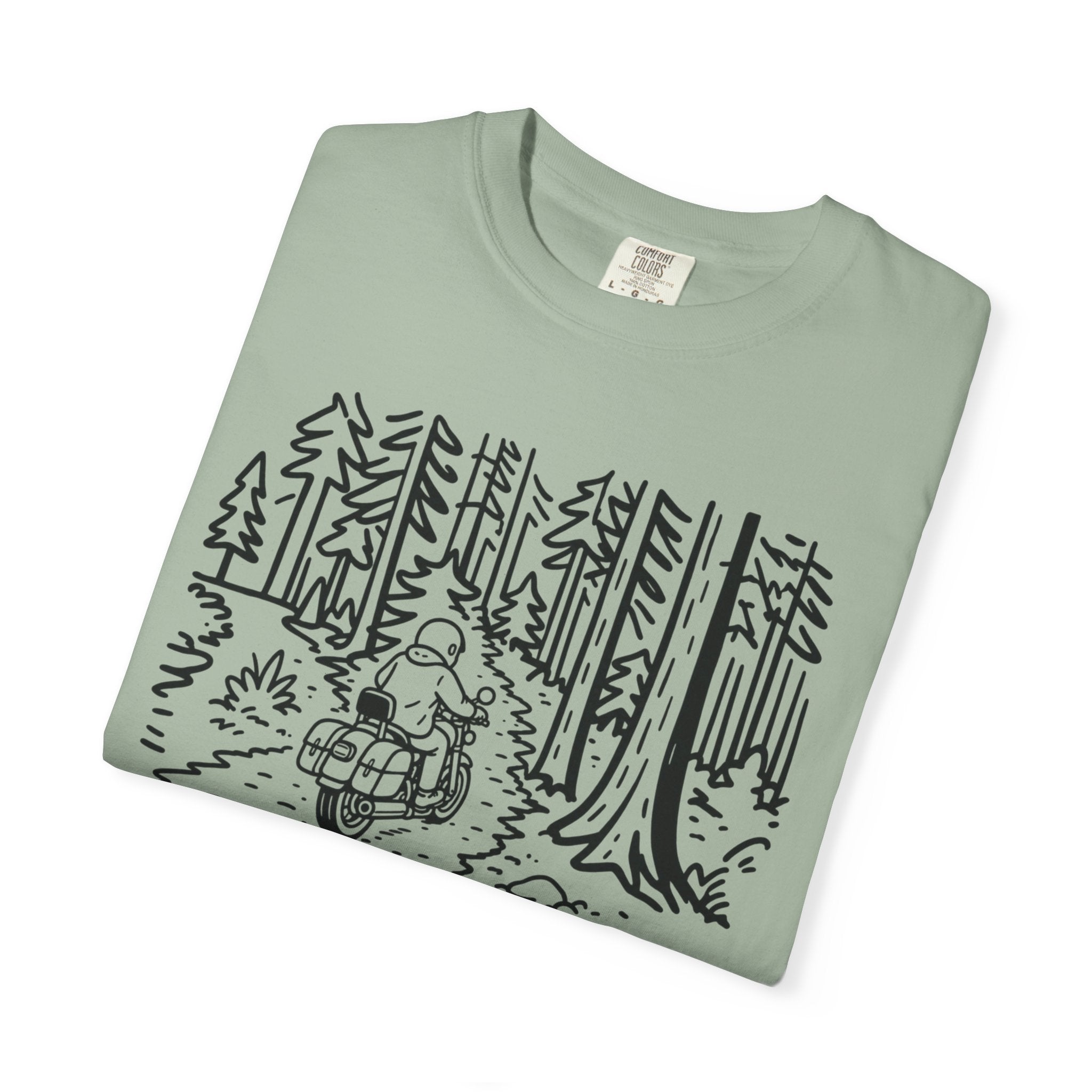 Nature Just Hits Differently - Motorcycle Male Graphic Tee