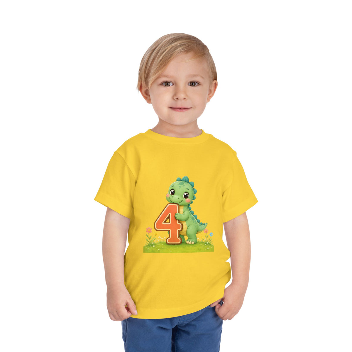 4th Birthday - Baby Dinosaur Tee