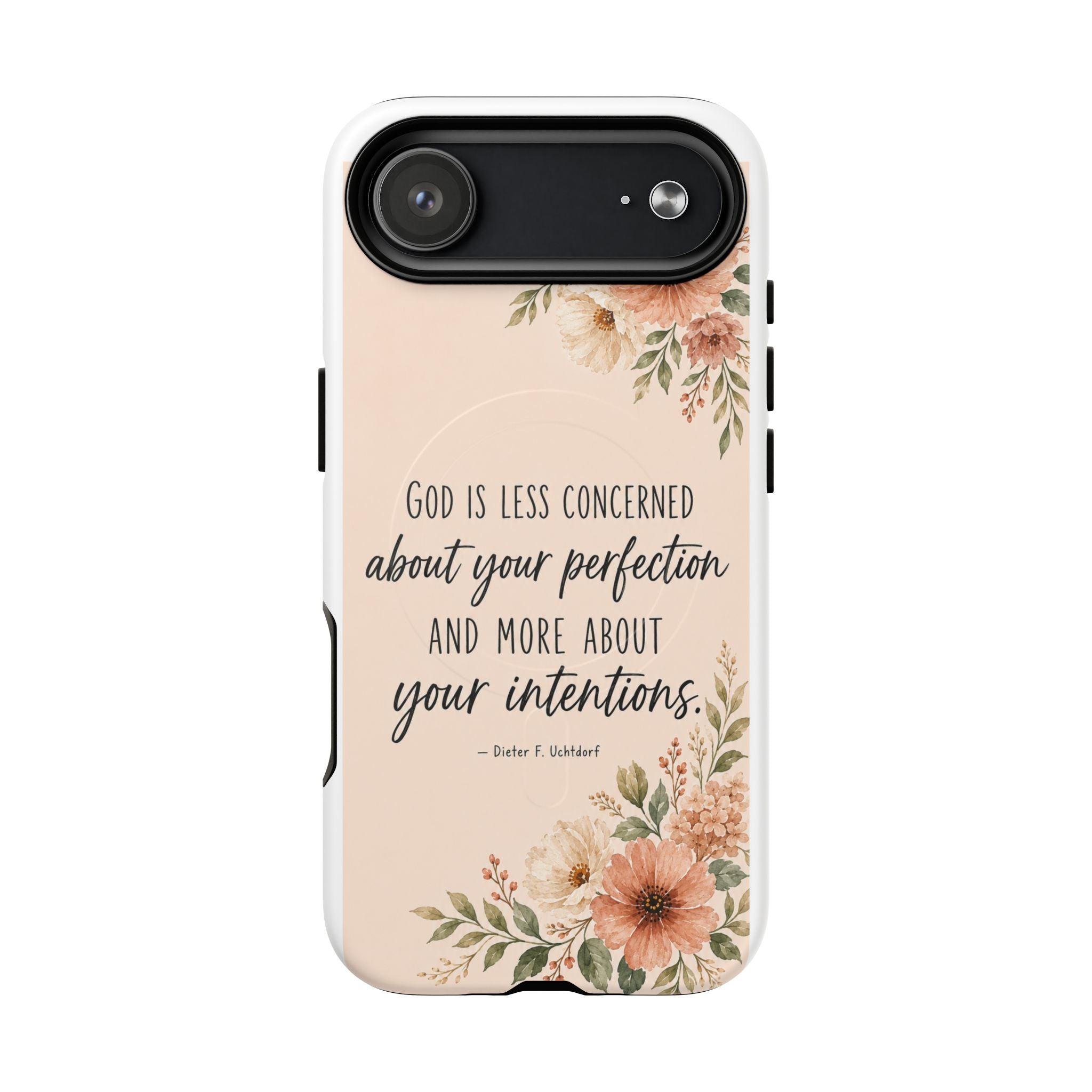 "God is less concerned about your perfection" Tough Magnetic Case