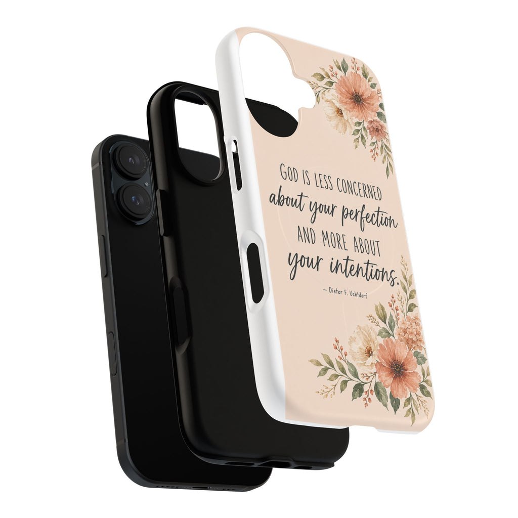 "God is less concerned about your perfection" Tough Magnetic Case