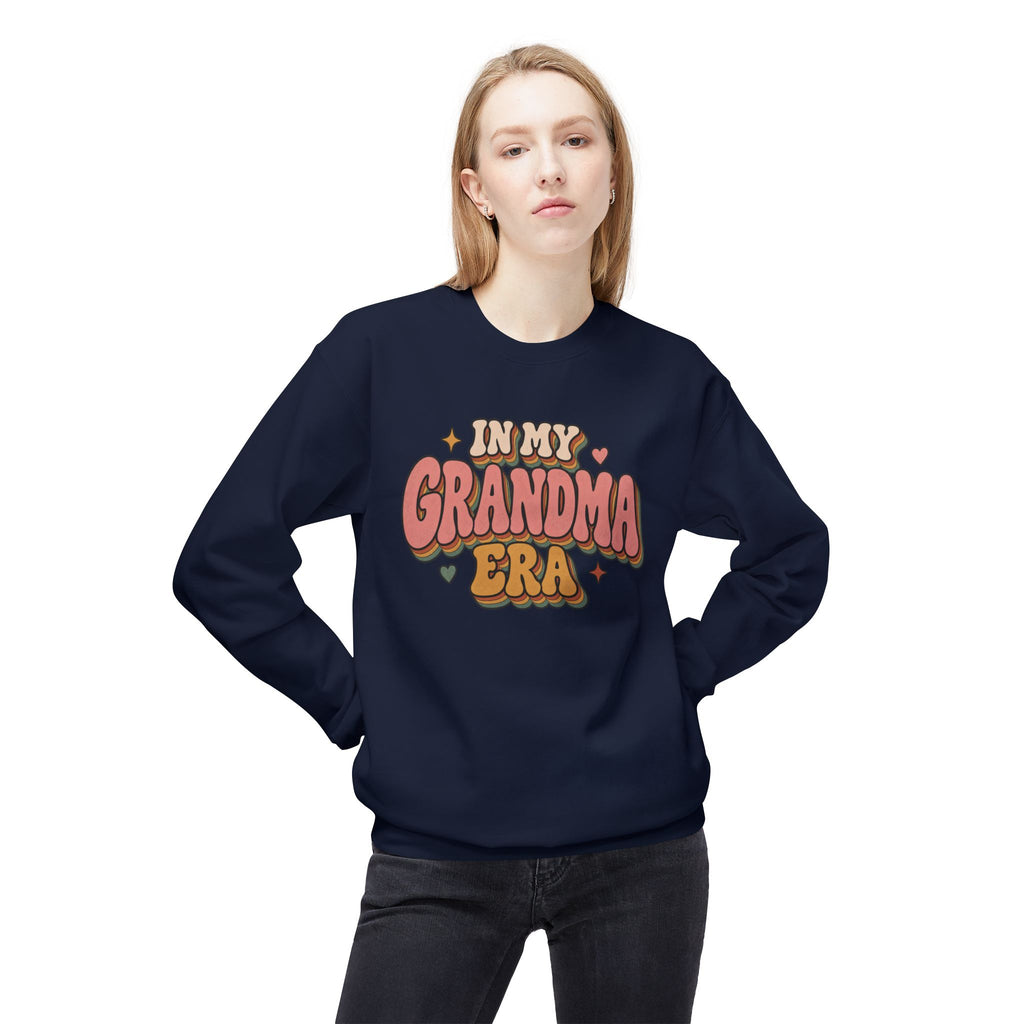 "In My Grandma Era" Cozy Vintage Grandma Crewneck
