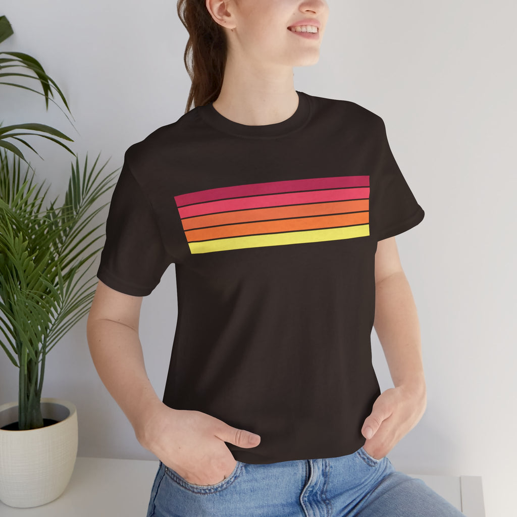 Retro Sunset Stripes T-Shirt