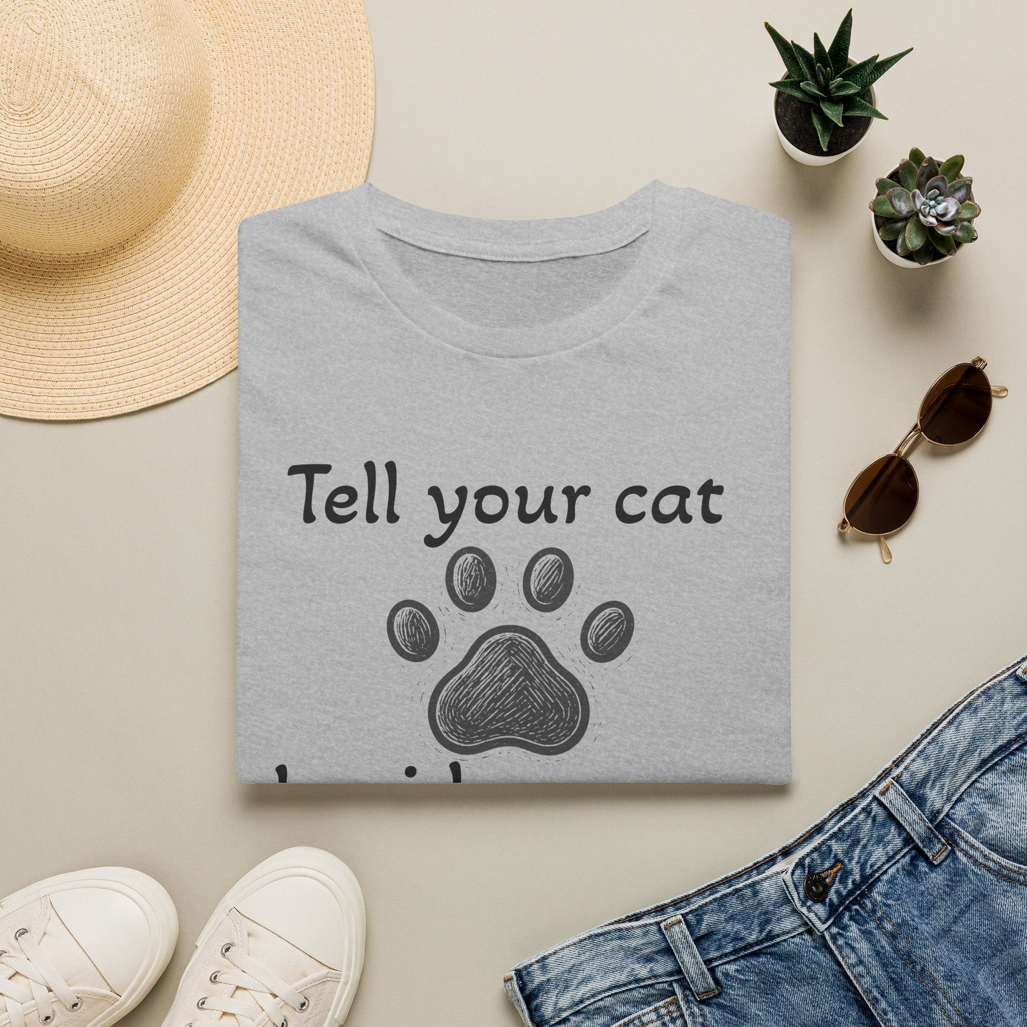 Cute Paw Print Kitten Lover Tee