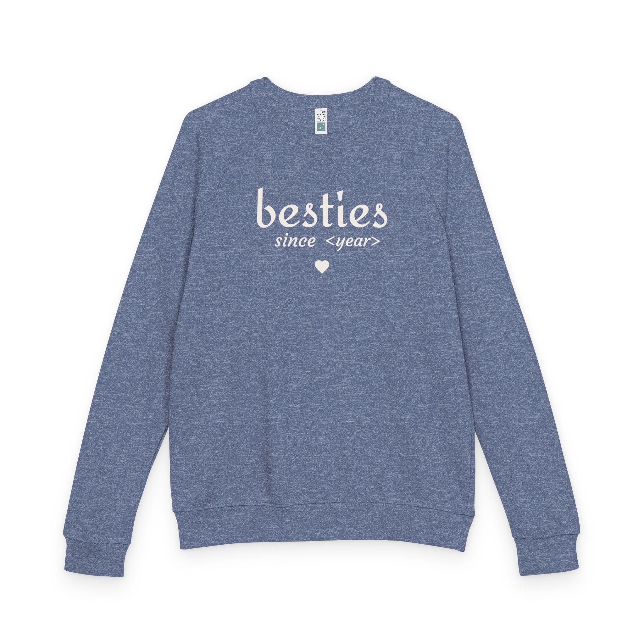 Besties Since <year> Crewneck Sweatshirt — Friendship Gift Pullover