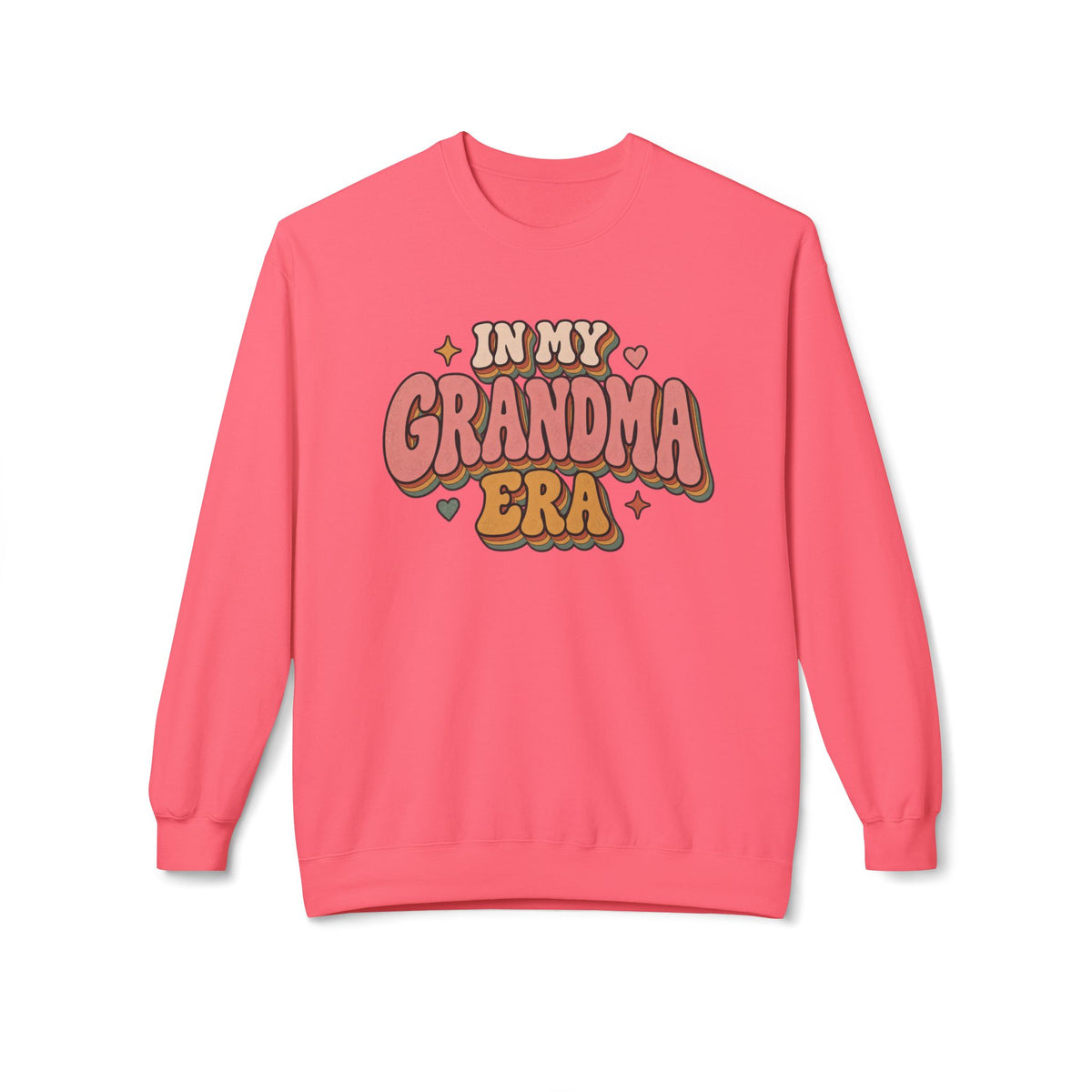 "In My Grandma Era" Cozy Vintage Grandma Crewneck