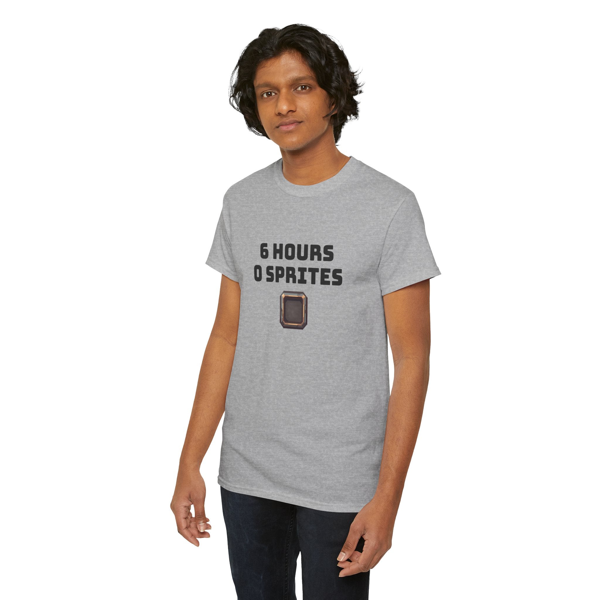 6 Hours 0 Sprites — Retro Pixel Gaming Tee
