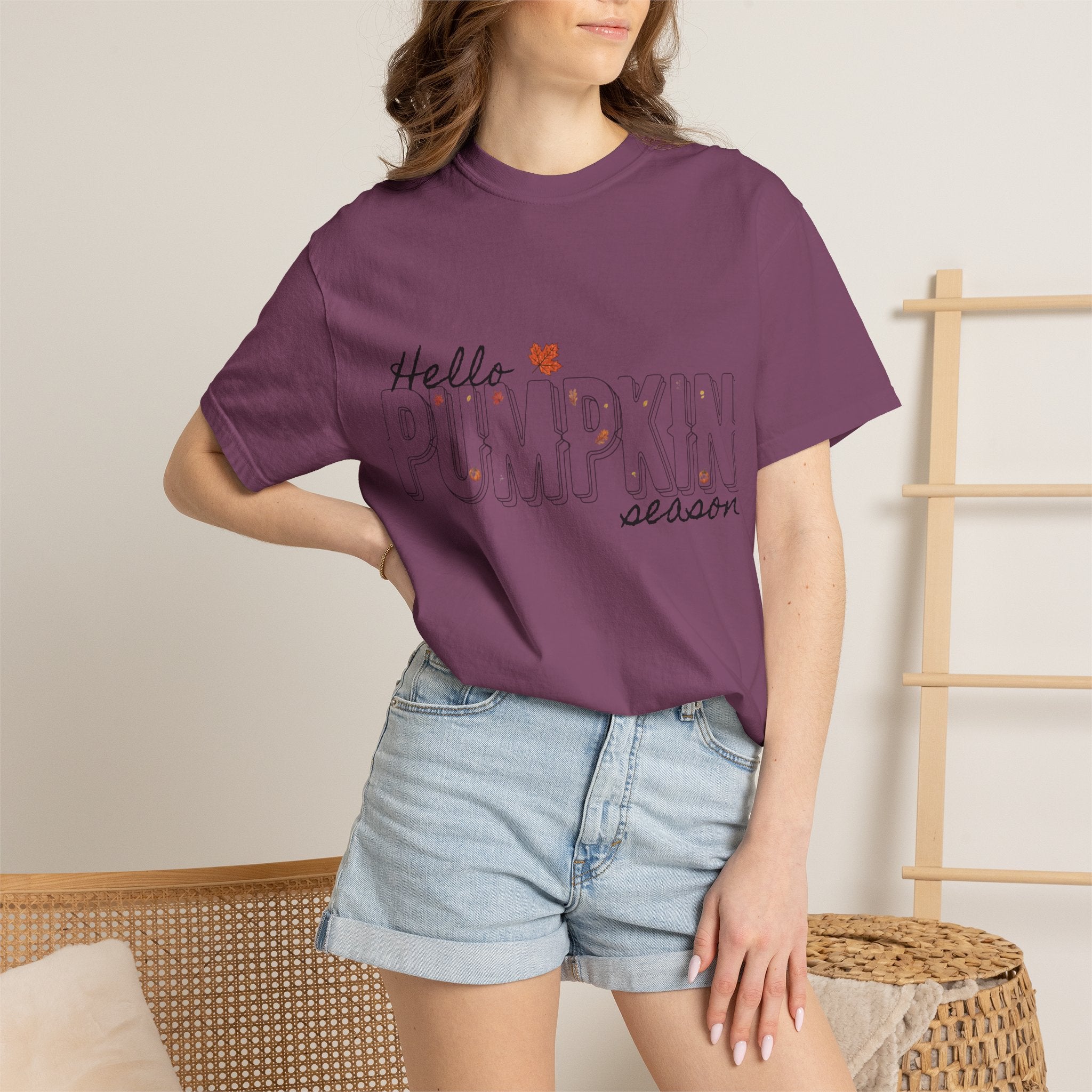 "Hello Pumpkin Season" Fall Graphic Tee