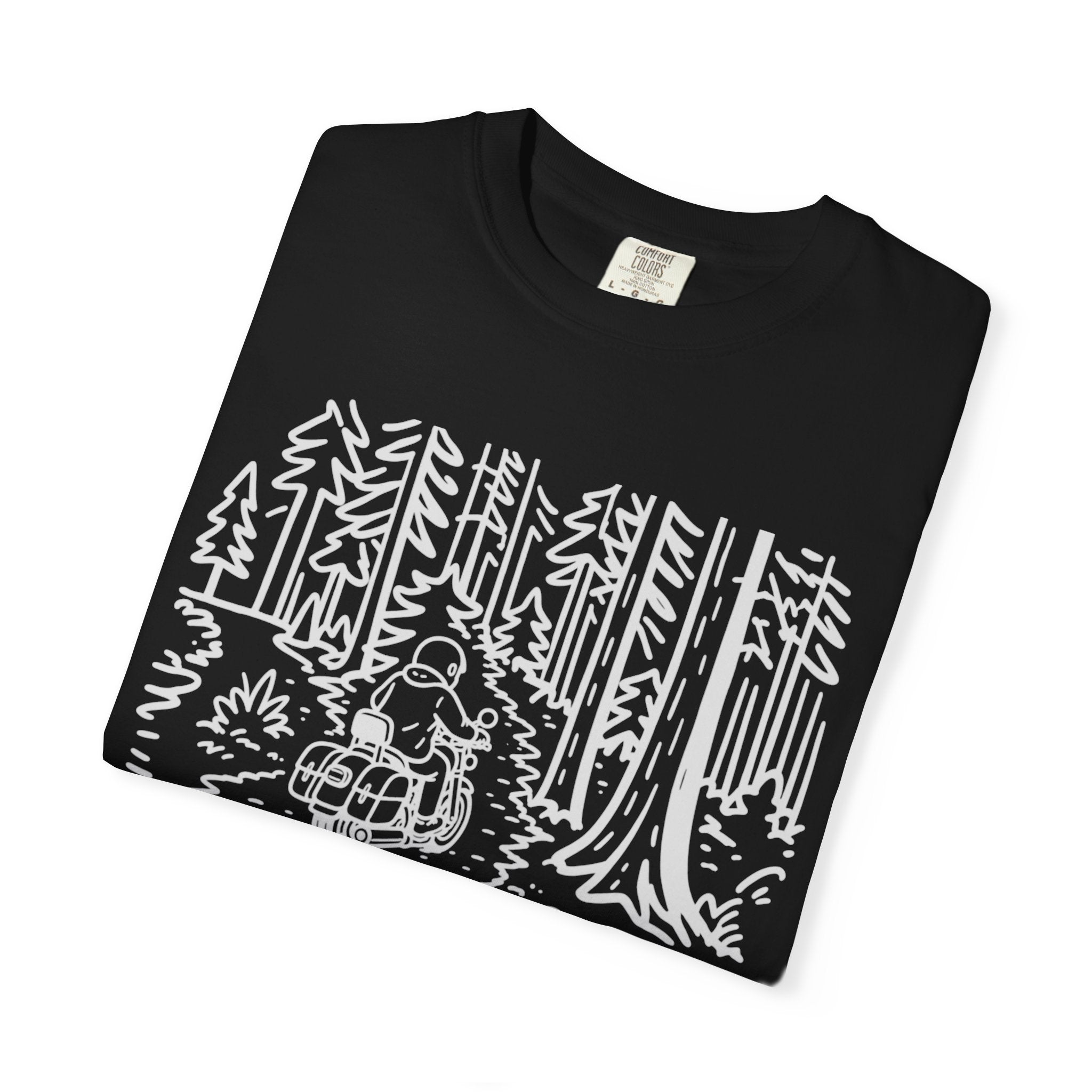 Nature Just Hits Differently - Motorcycle Male Graphic Tee