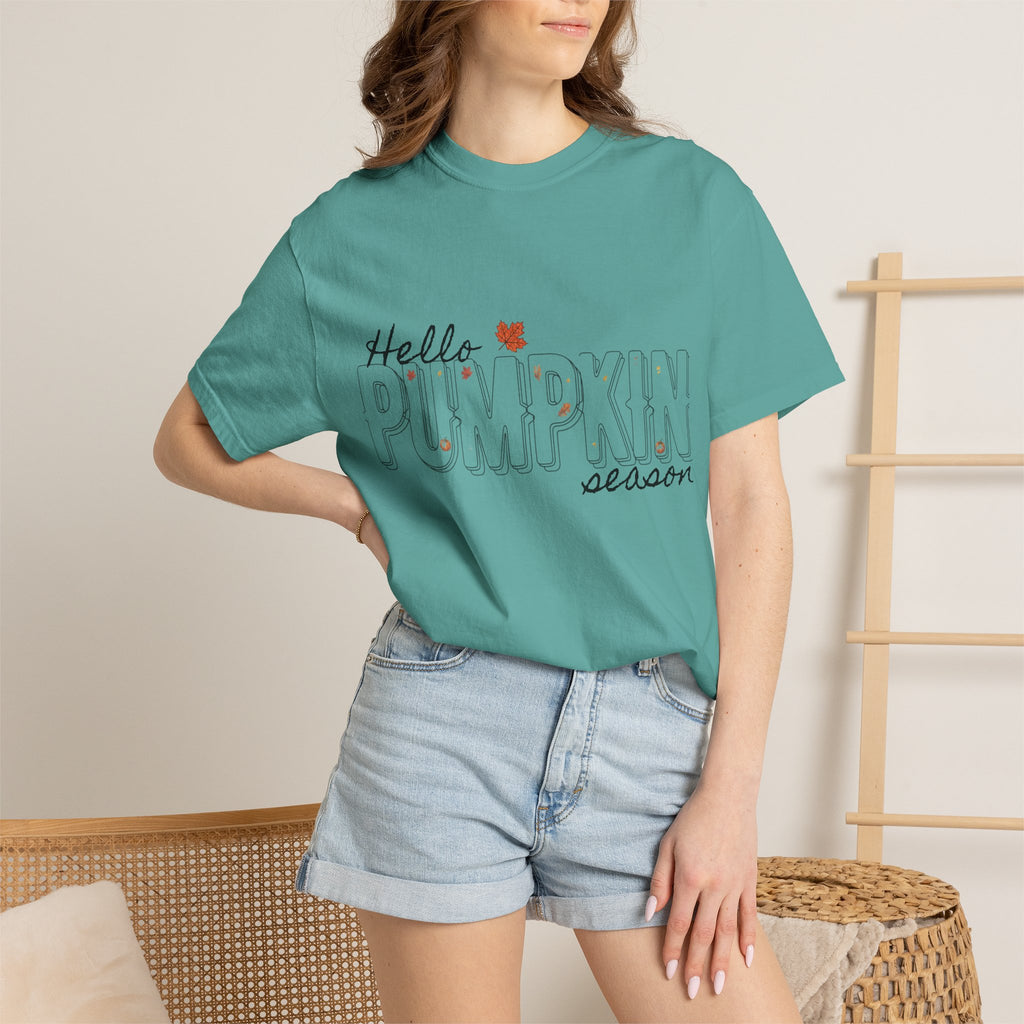 "Hello Pumpkin Season" Fall Graphic Tee