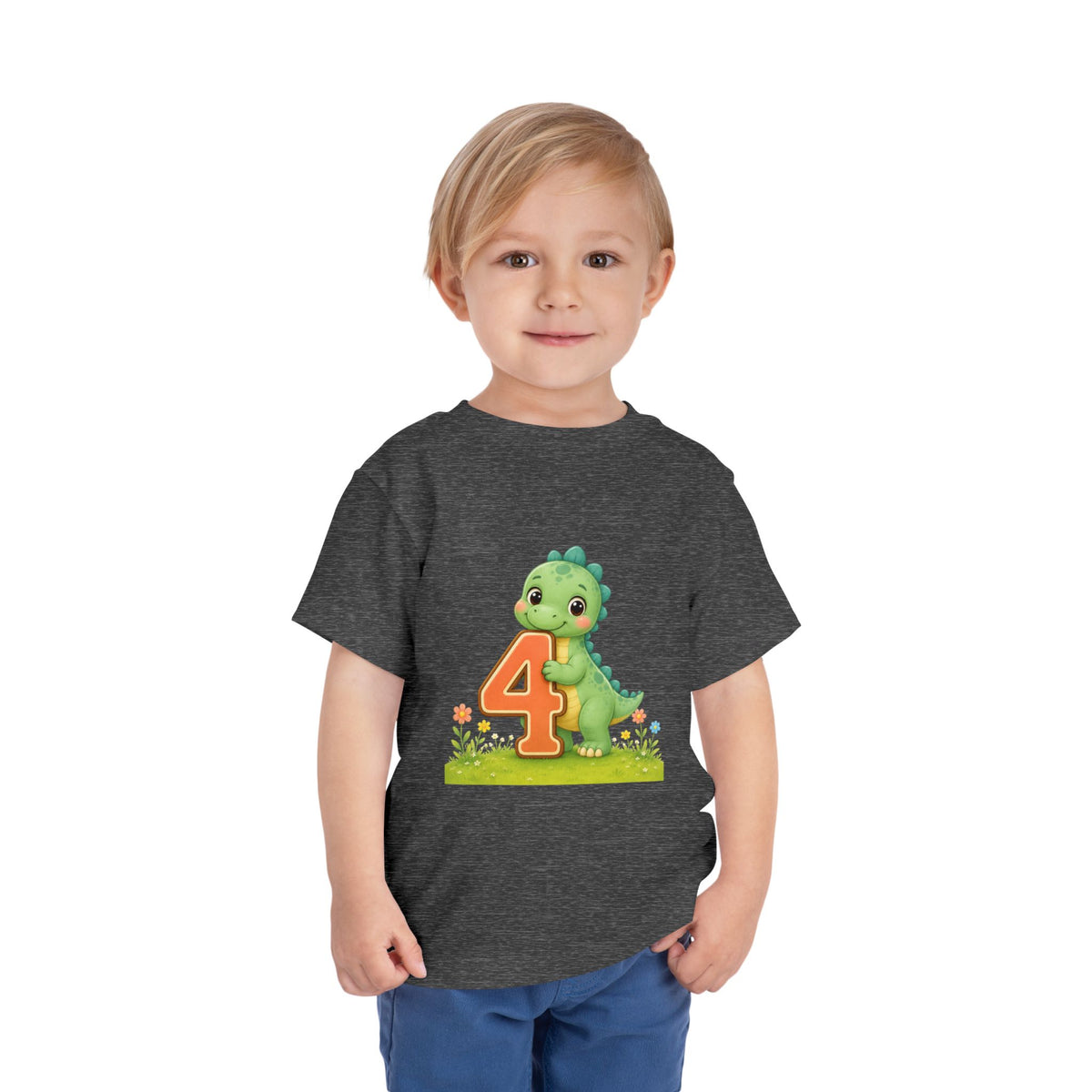 4th Birthday - Baby Dinosaur Tee