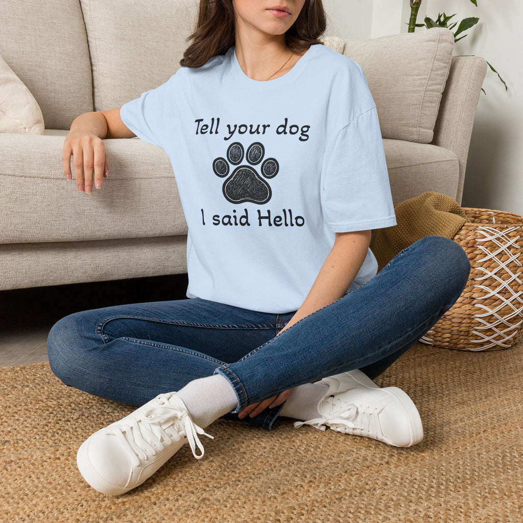 Cute Paw Print Dog Lover Tee