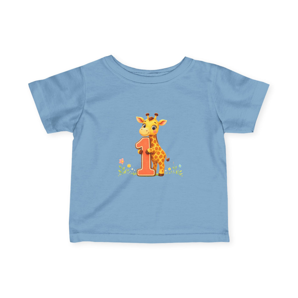 1st Birthday - Baby Giraffe Infant Tee