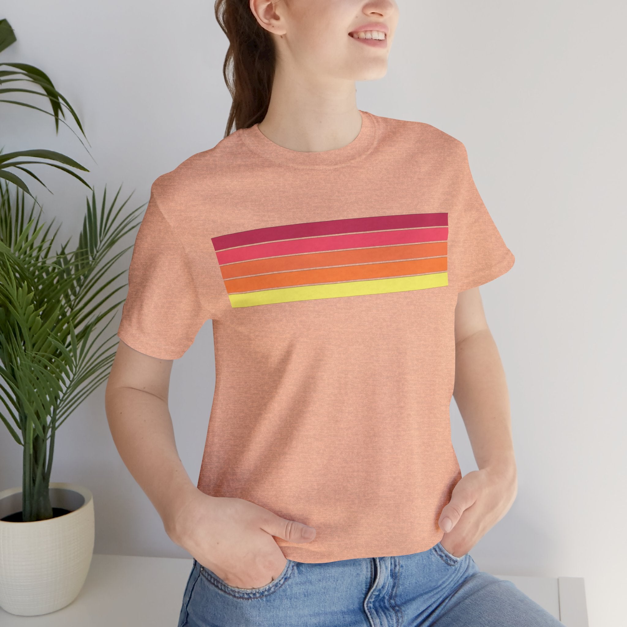 Retro Sunset Stripes T-Shirt