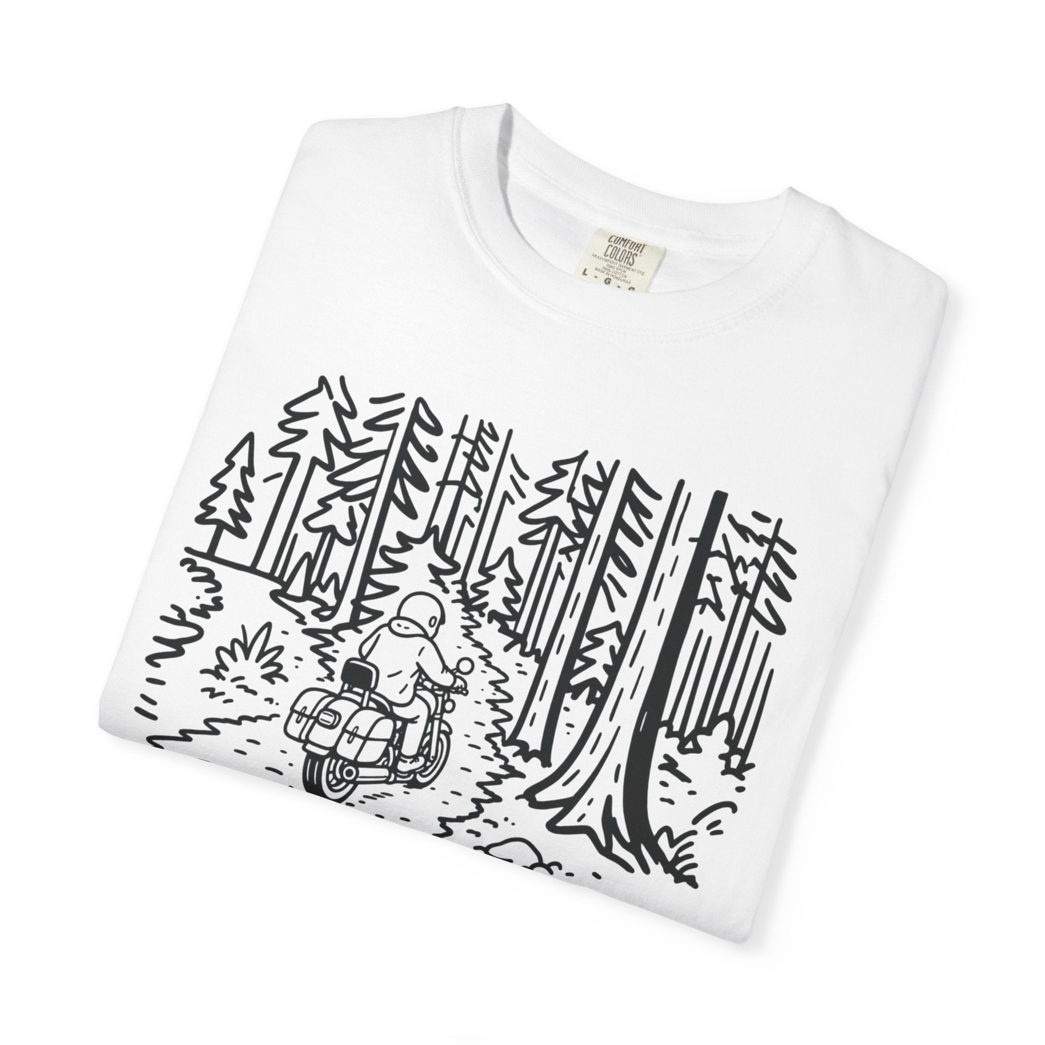 Nature Just Hits Differently - Motorcycle Male Graphic Tee