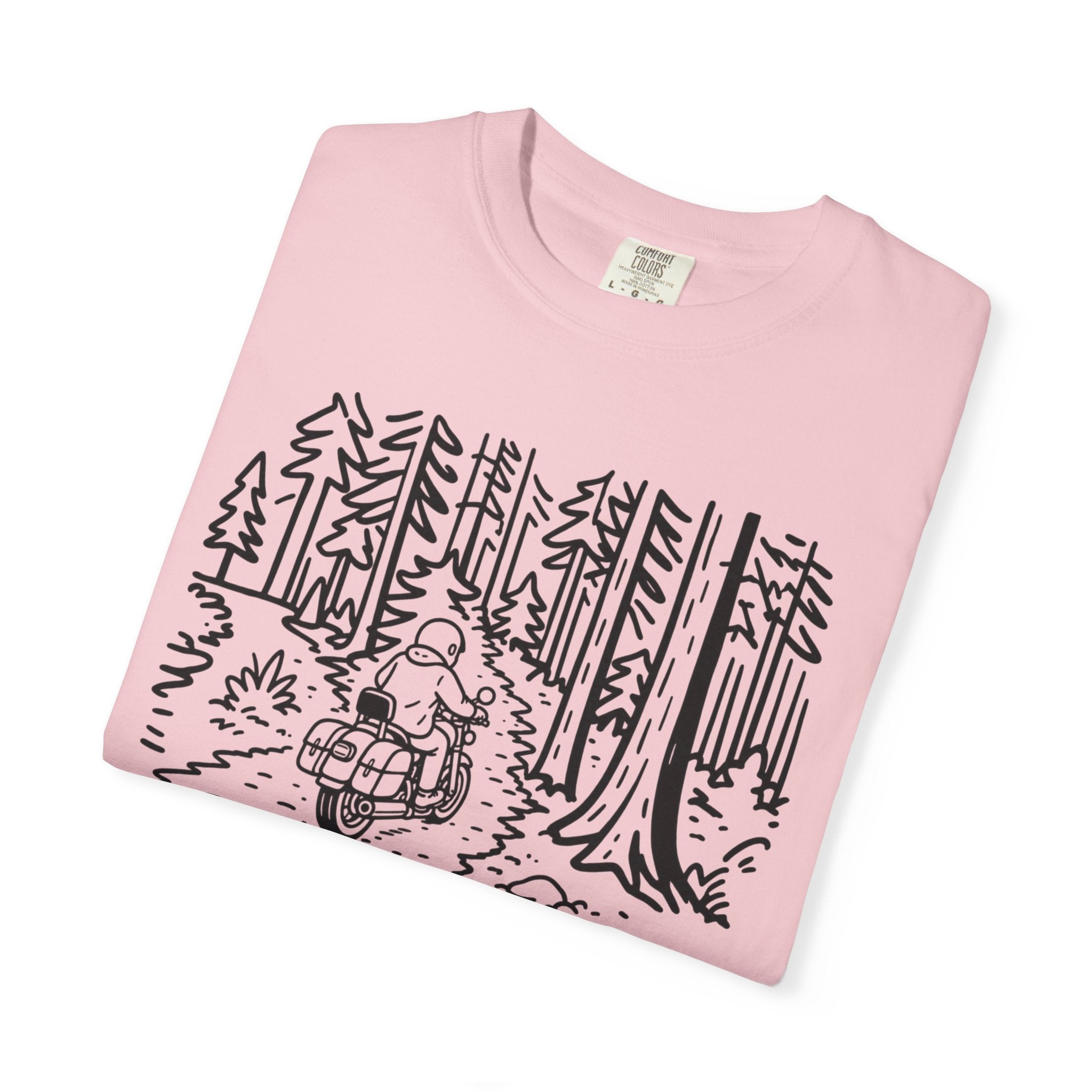 Nature Just Hits Differently - Motorcycle Male Graphic Tee