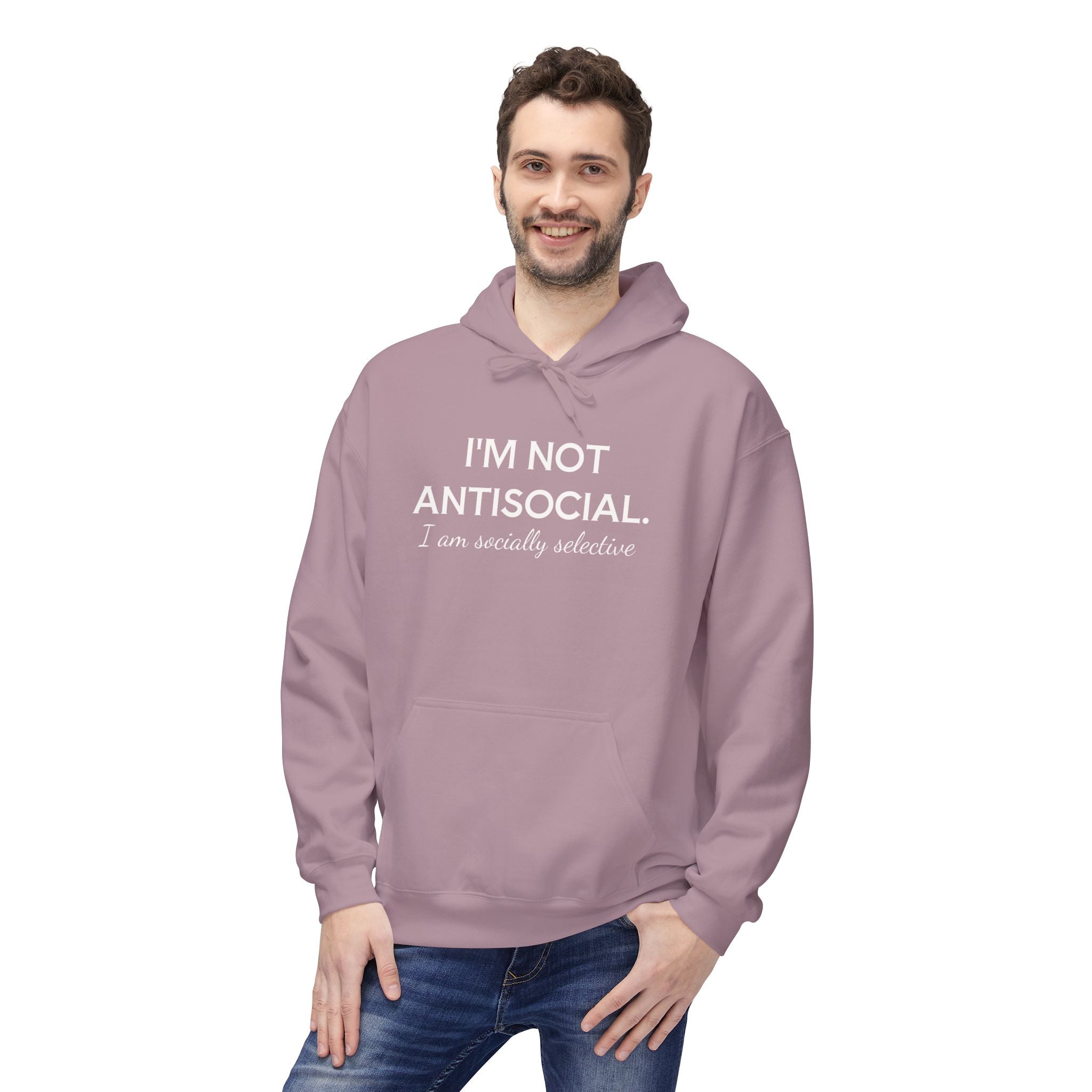 I'm Not AntiSocial - Fleece Hoodie