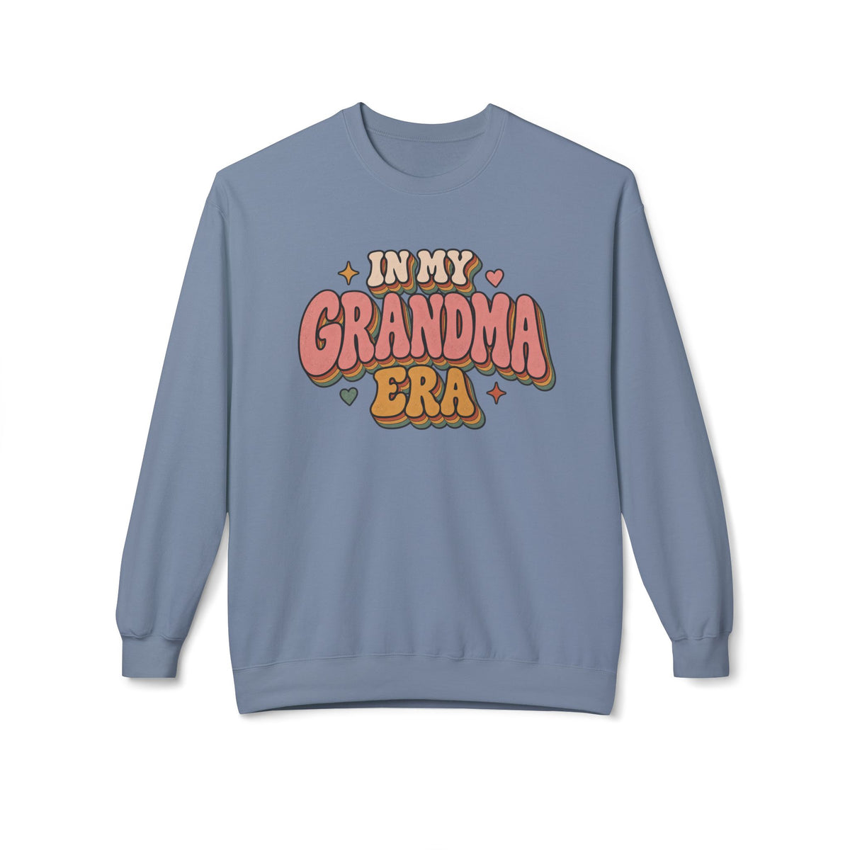 "In My Grandma Era" Cozy Vintage Grandma Crewneck
