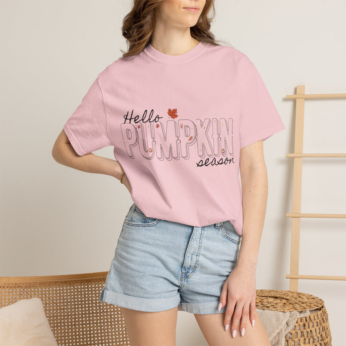 "Hello Pumpkin Season" Fall Graphic Tee