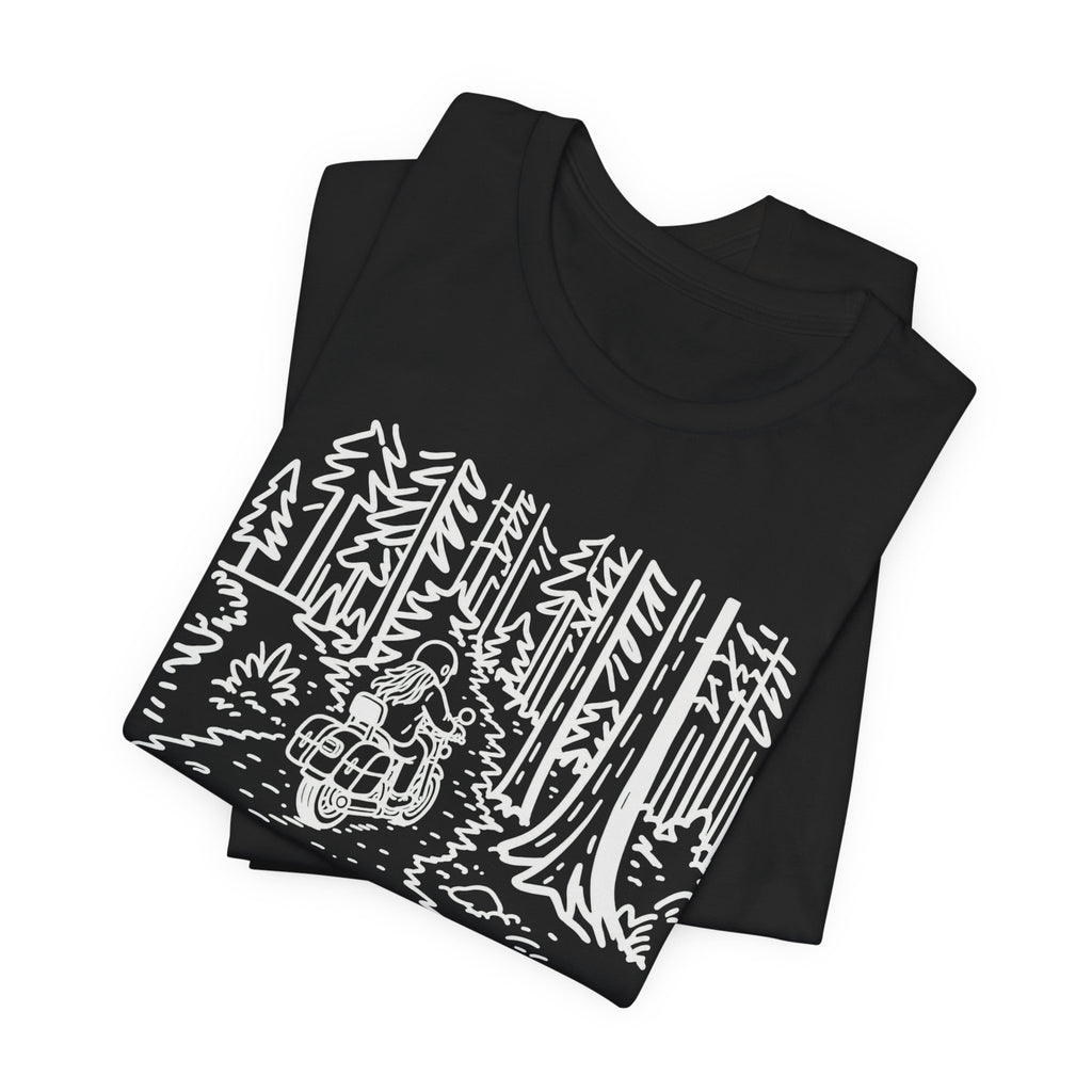 Nature Just Hits Differently - Motorcycle Female Graphic Tee