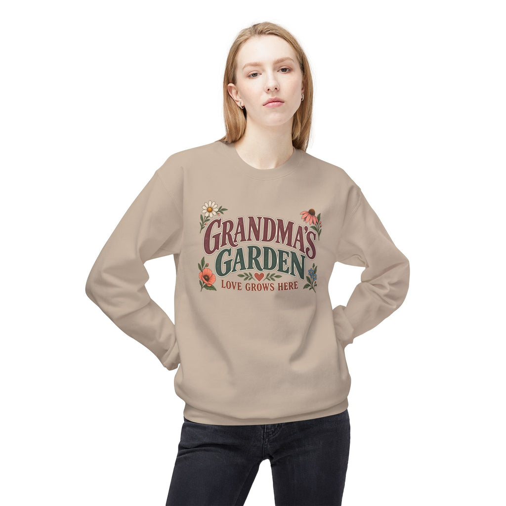 Grandma's Garden 'Love Grows Here' Floral Crewneck