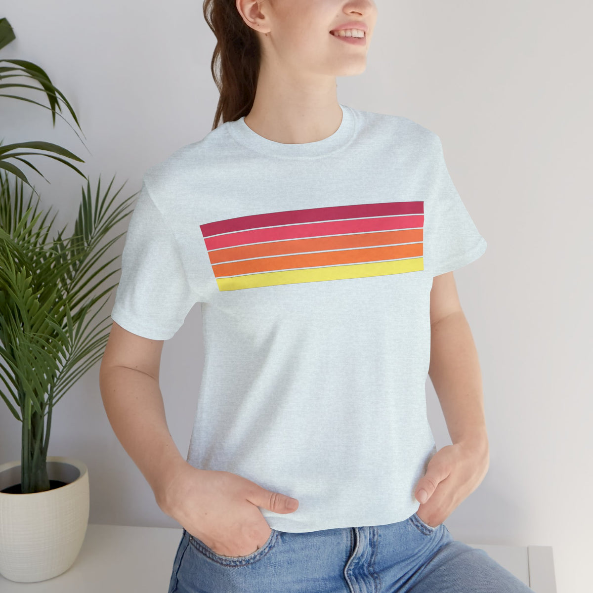 Retro Sunset Stripes T-Shirt