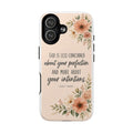 "God is less concerned about your perfection" Tough Magnetic Case