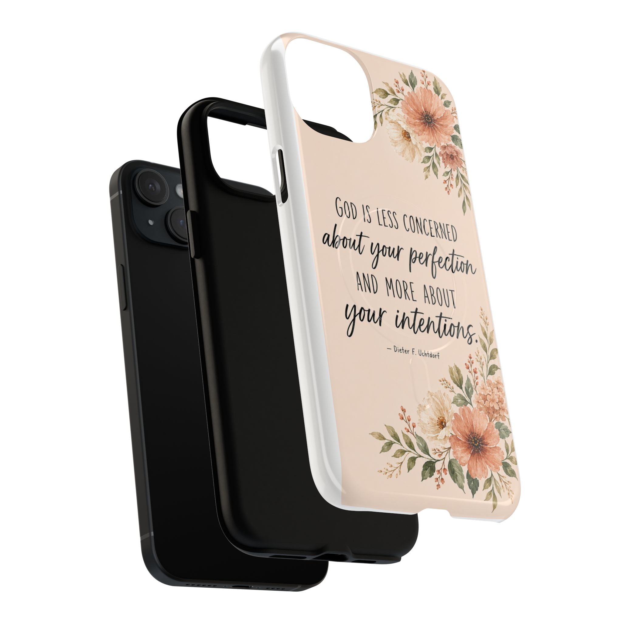 "God is less concerned about your perfection" Tough Magnetic Case