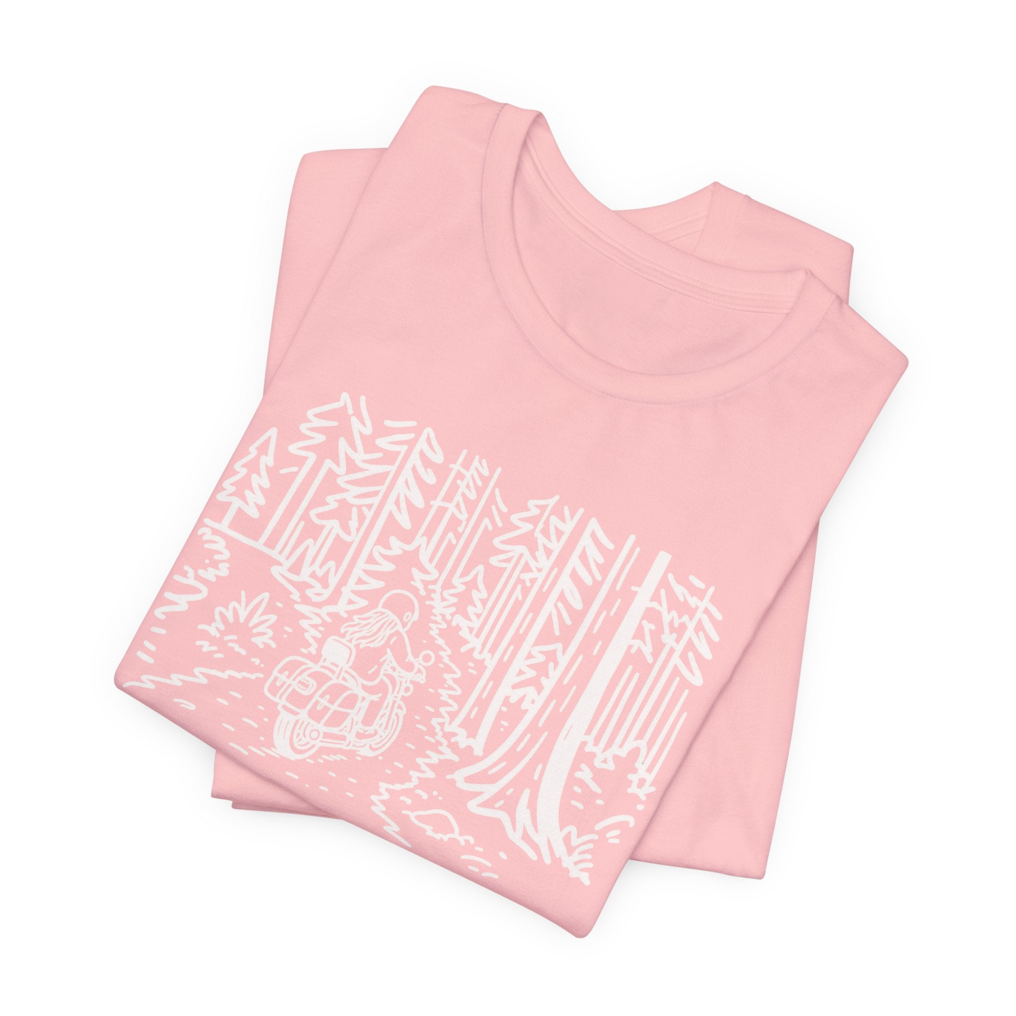 Nature Just Hits Differently - Motorcycle Female Graphic Tee