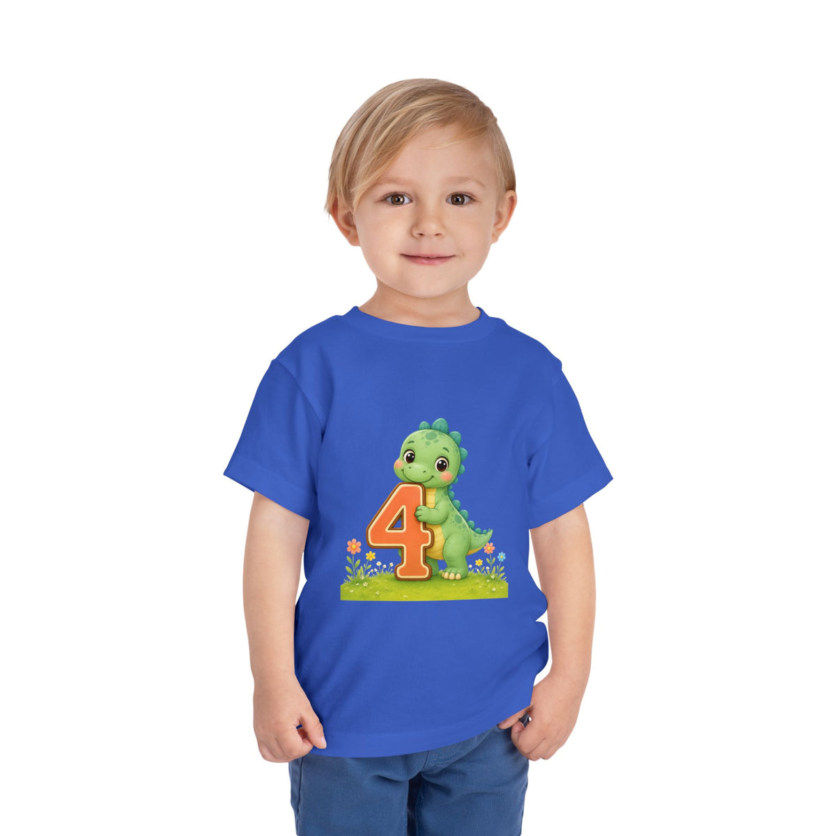4th Birthday - Baby Dinosaur Tee