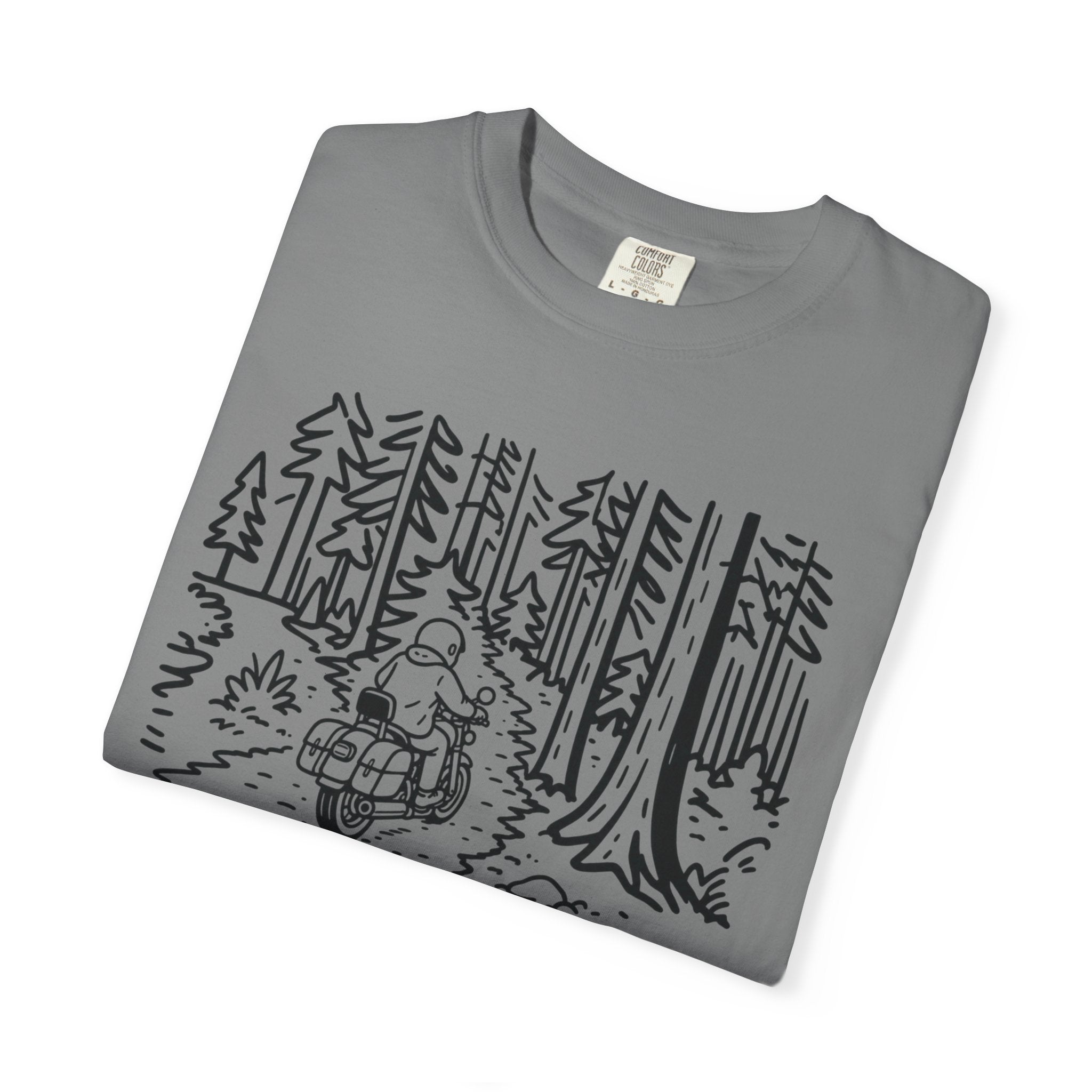 Nature Just Hits Differently - Motorcycle Male Graphic Tee