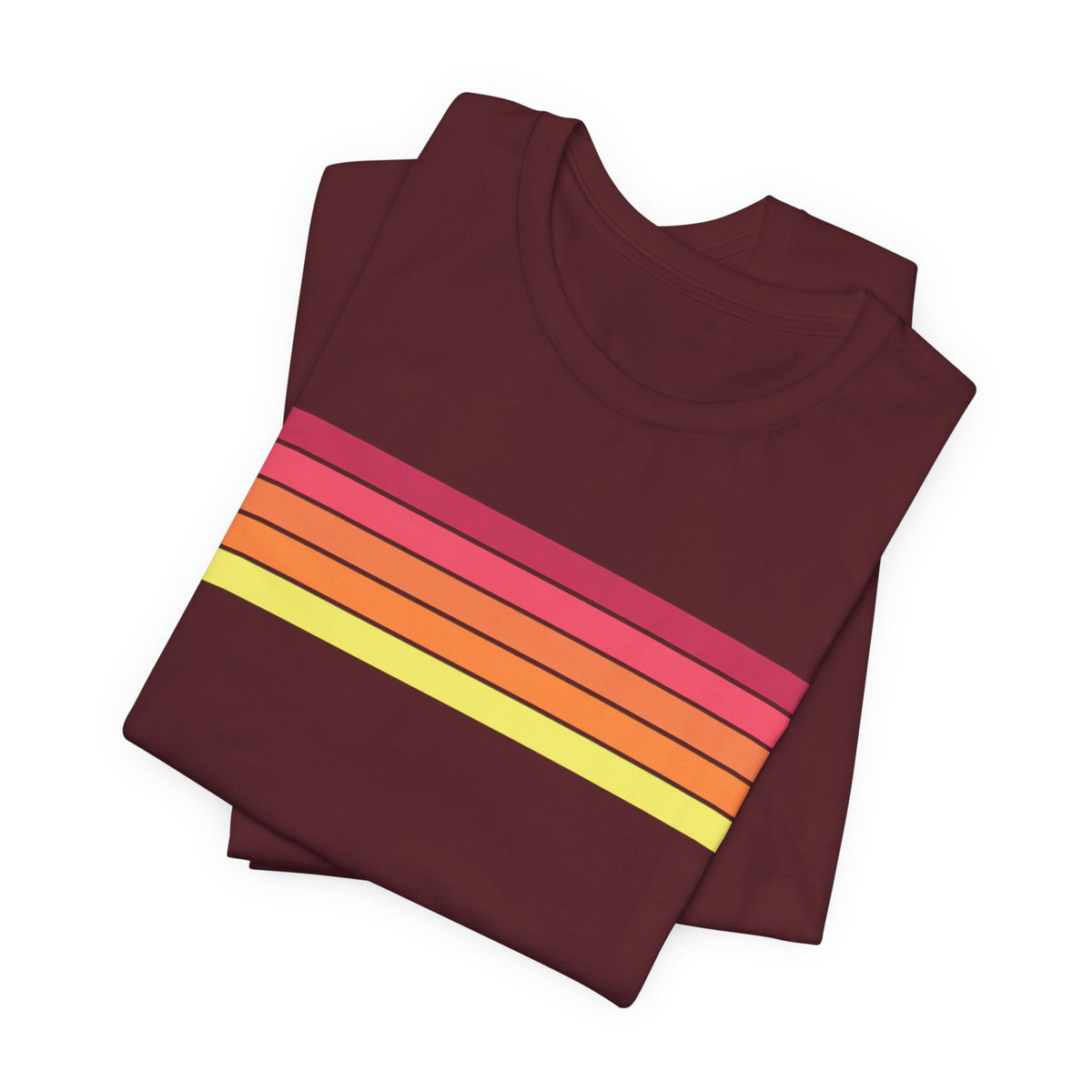 Retro Sunset Stripes T-Shirt