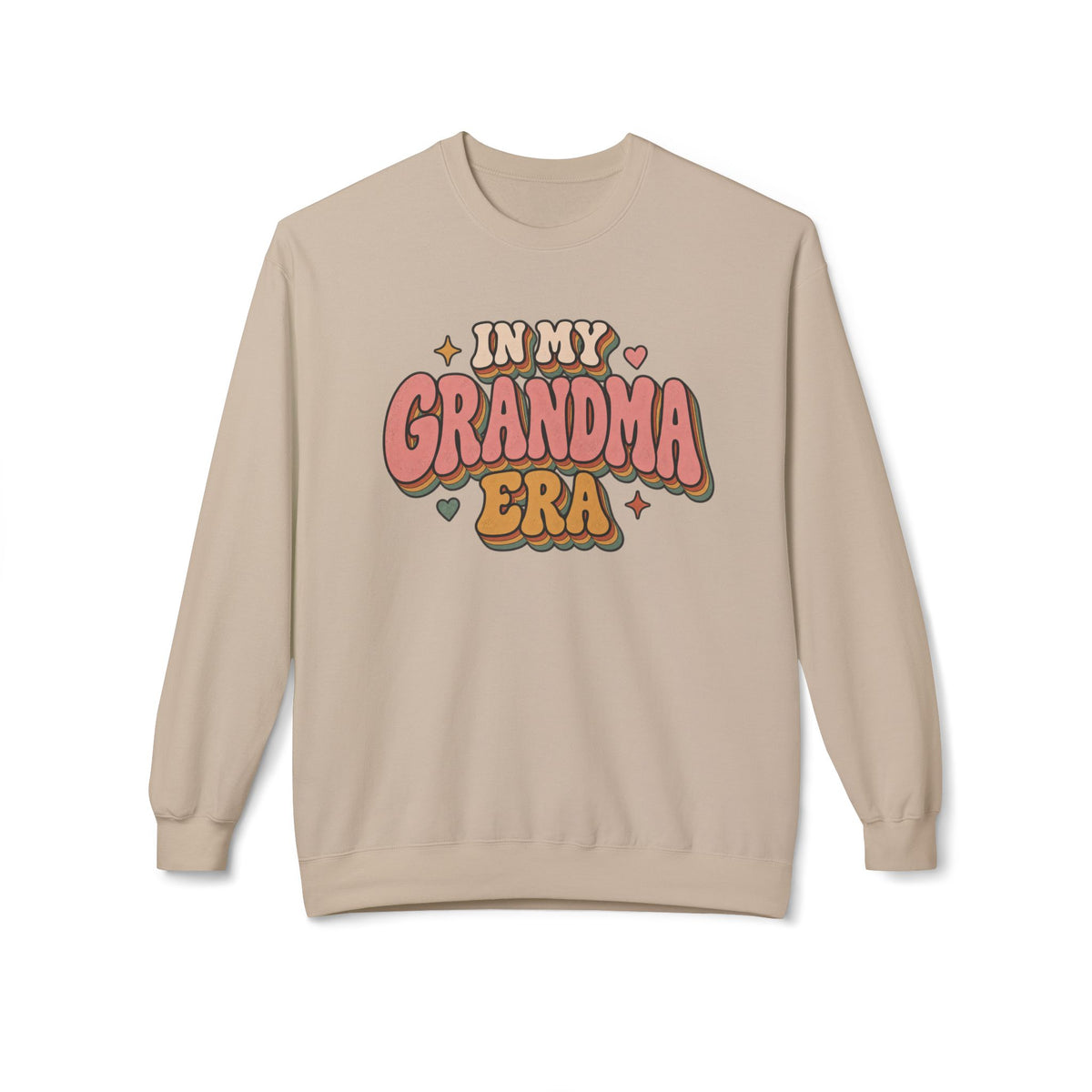 "In My Grandma Era" Cozy Vintage Grandma Crewneck