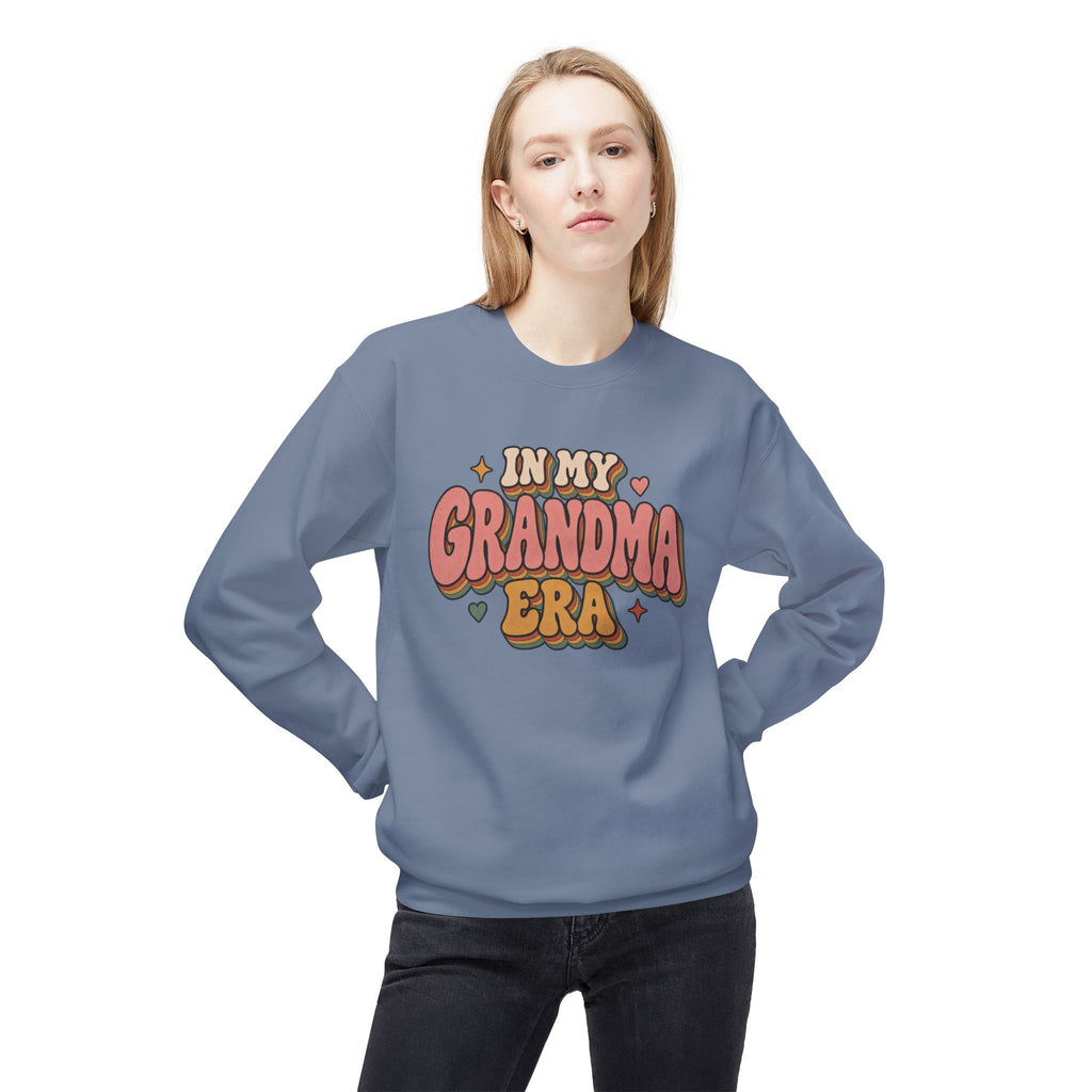 "In My Grandma Era" Cozy Vintage Grandma Crewneck