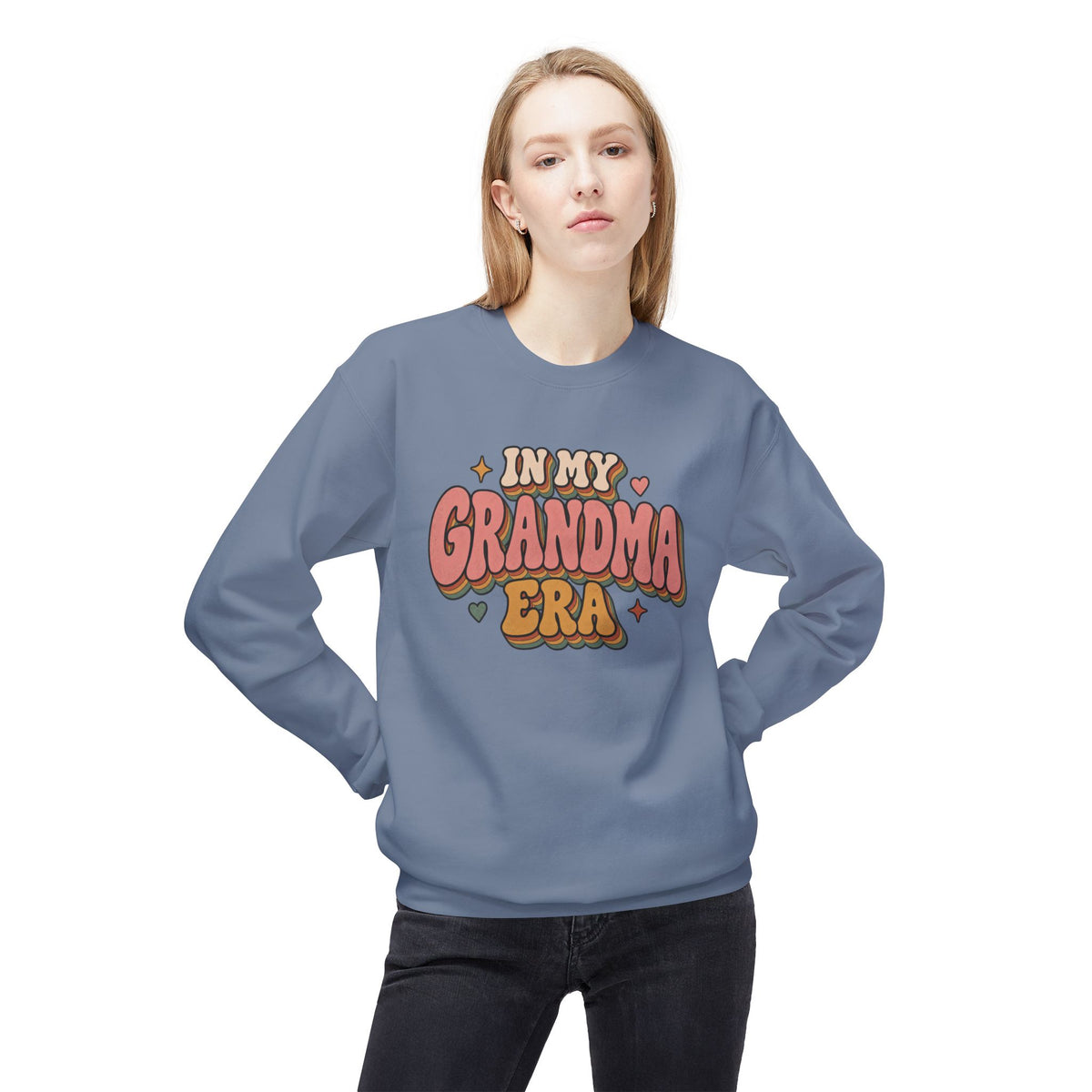 "In My Grandma Era" Cozy Vintage Grandma Crewneck