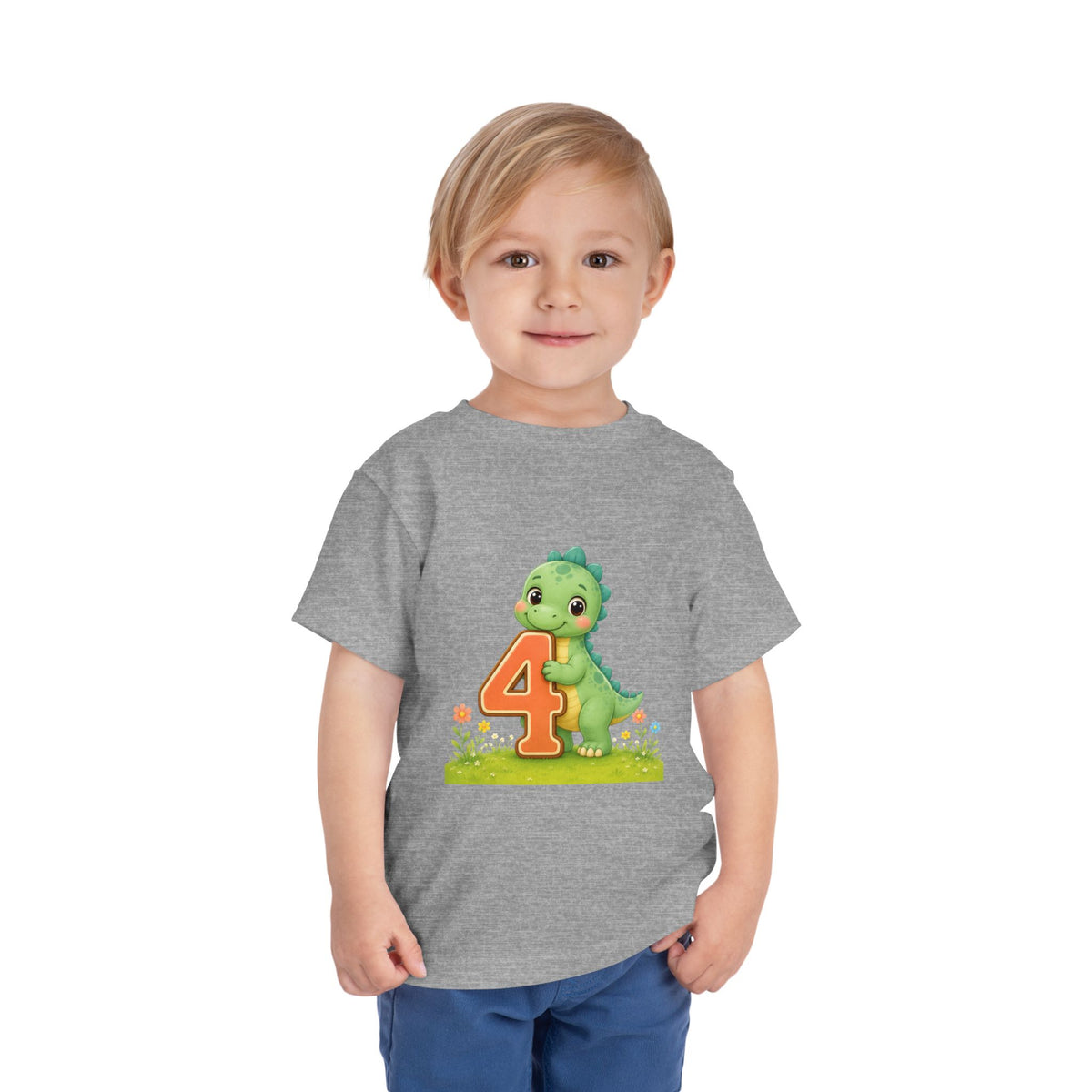 4th Birthday - Baby Dinosaur Tee