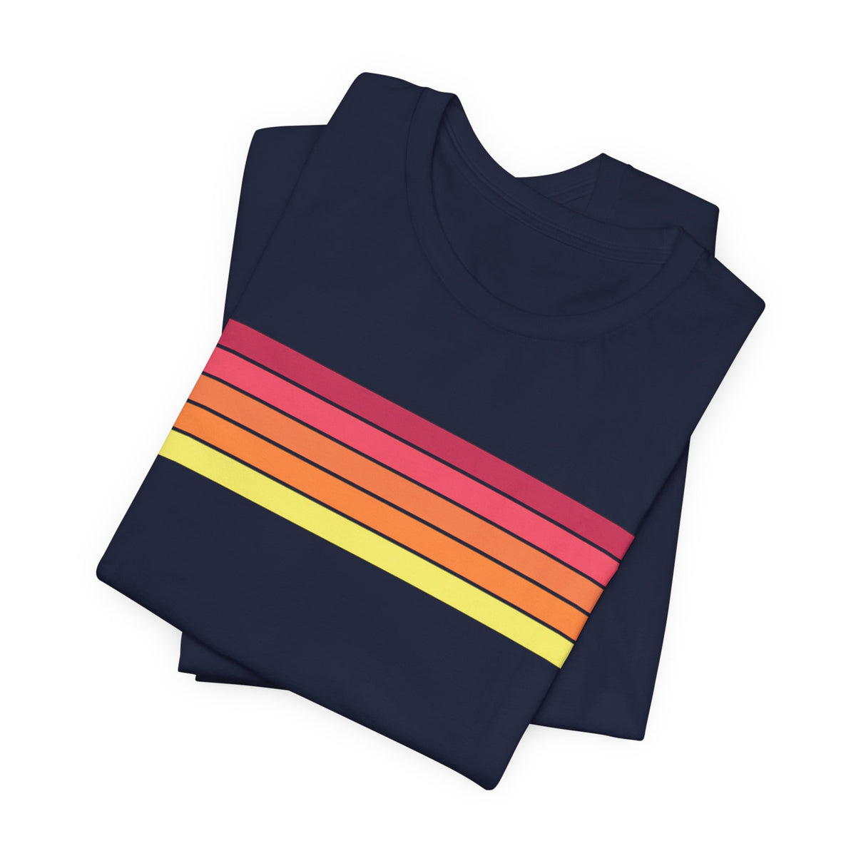 Retro Sunset Stripes T-Shirt