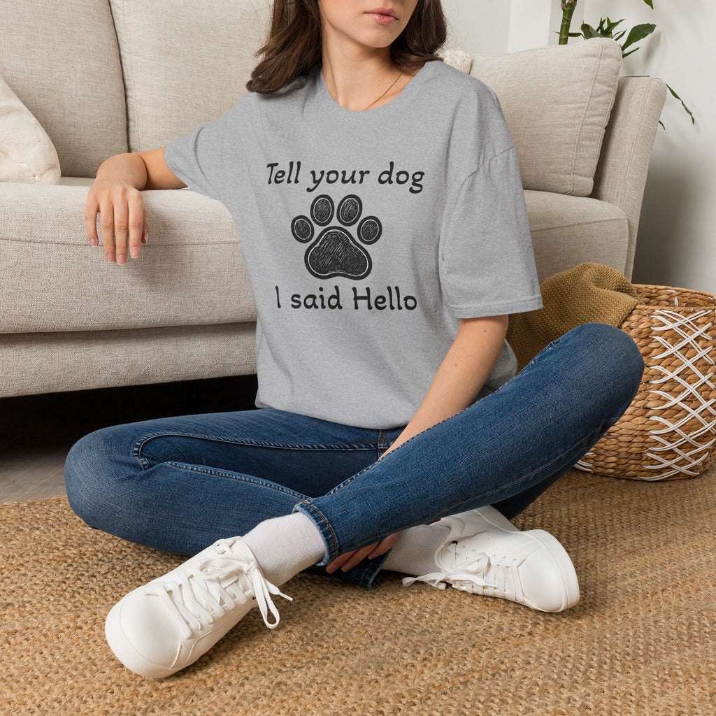 Cute Paw Print Dog Lover Tee