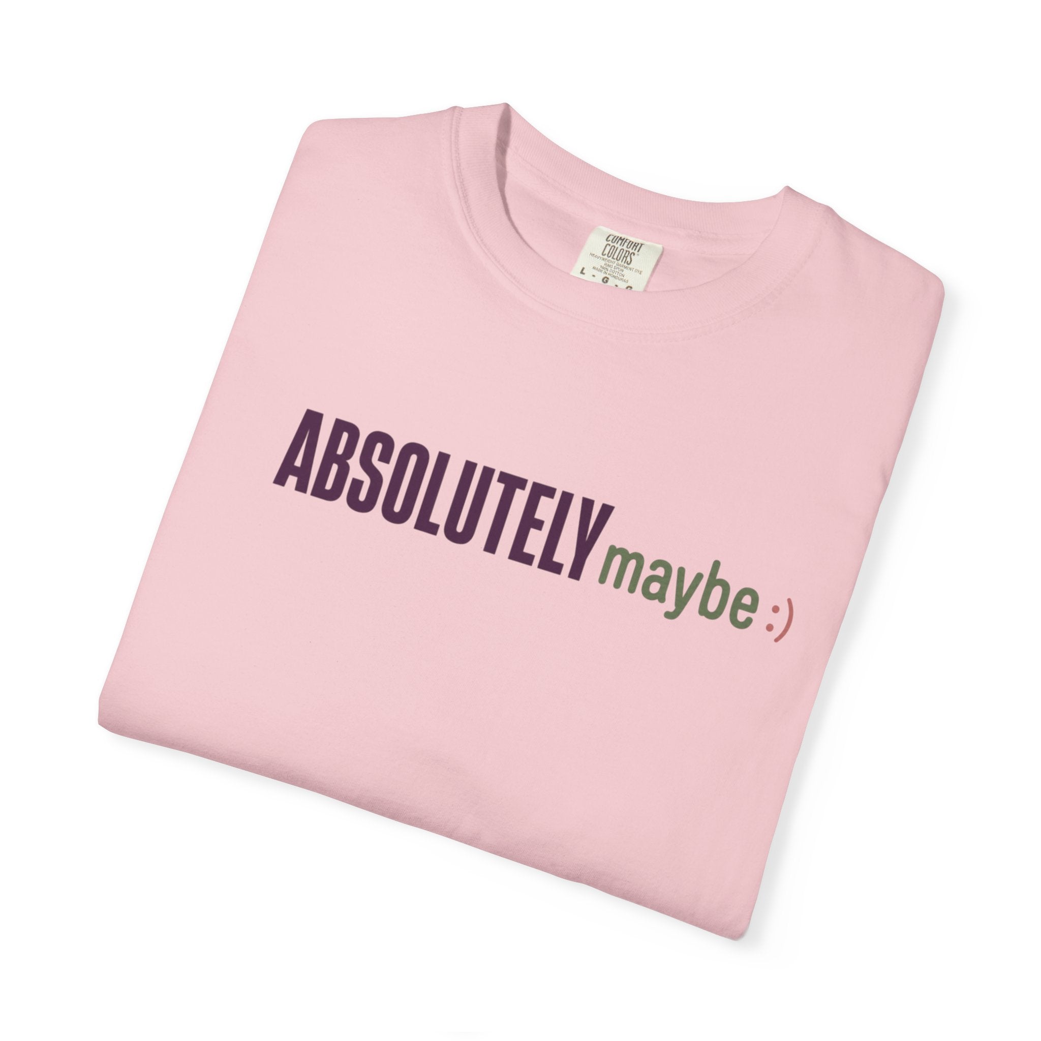 Absolutelymaybe Logo Minimal Graphic Tee