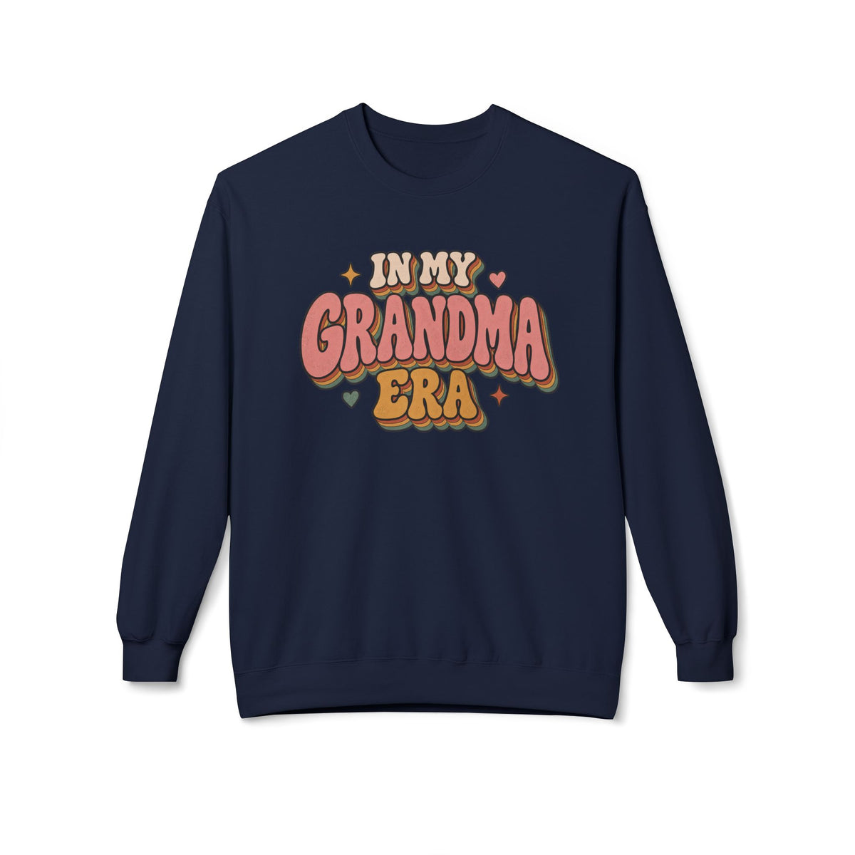 "In My Grandma Era" Cozy Vintage Grandma Crewneck
