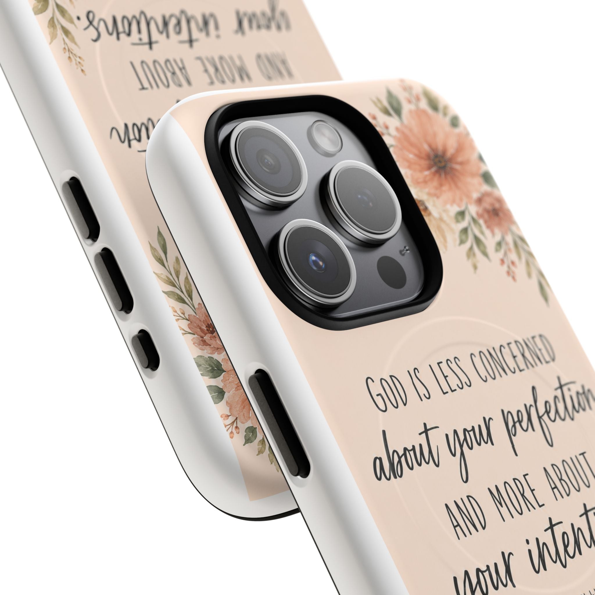 "God is less concerned about your perfection" Tough Magnetic Case